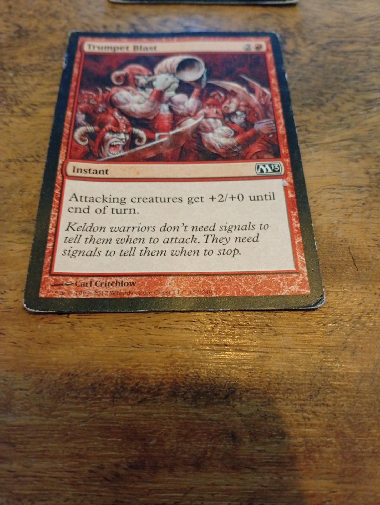 Magic the Gathering Trumpet Blast M13 2013