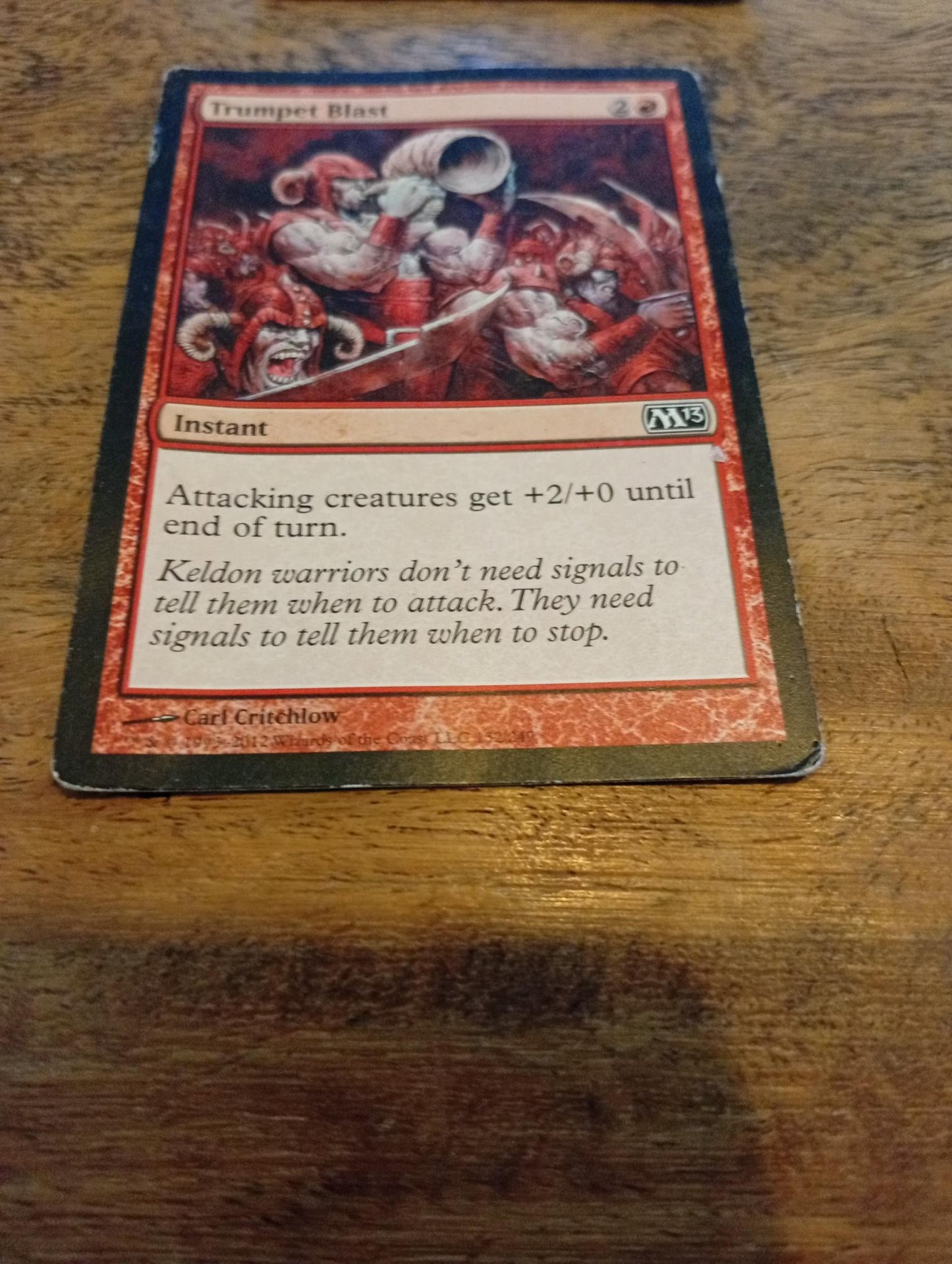 Magic the Gathering Trumpet Blast M13 2013