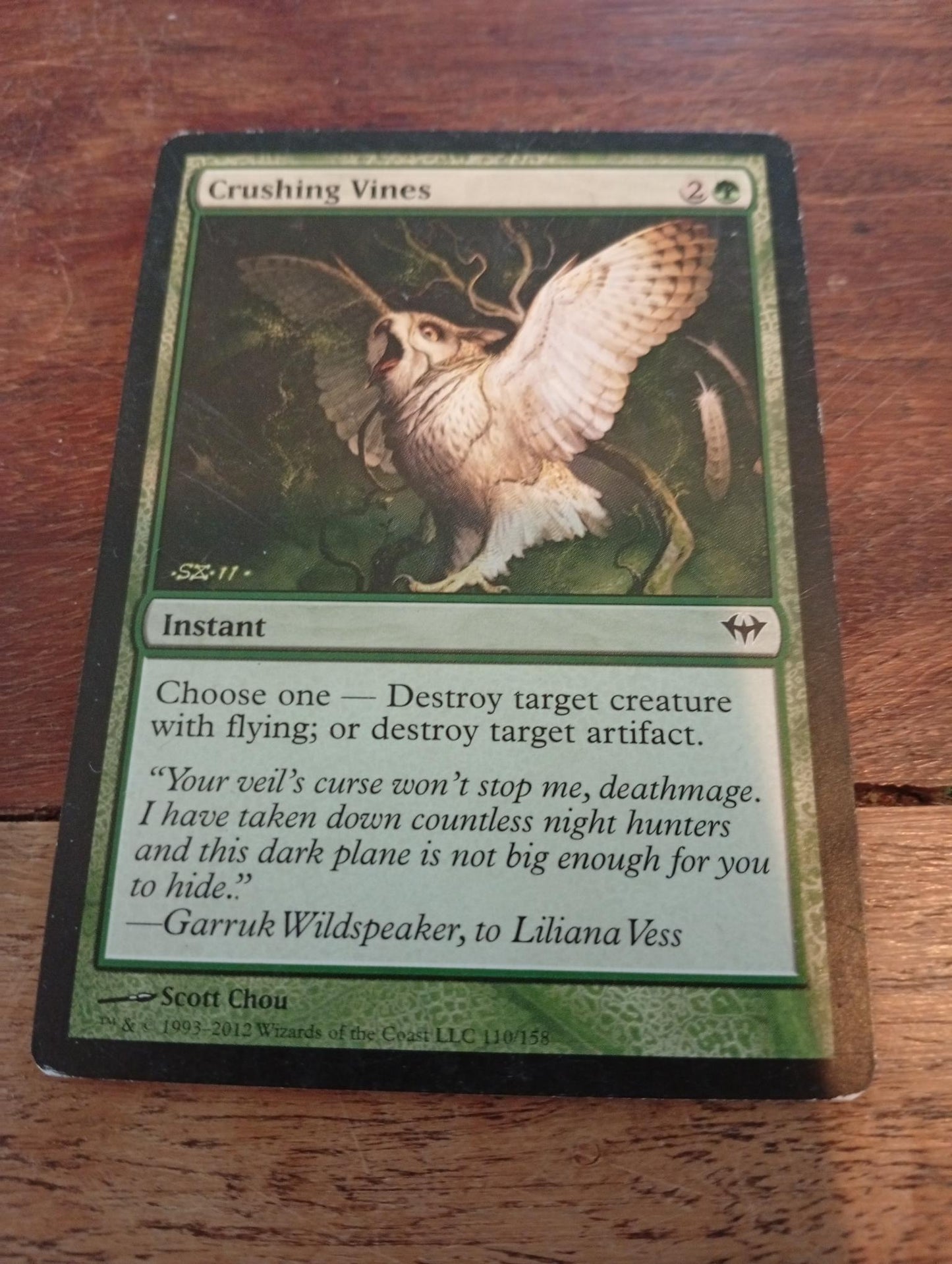 Magic The Gathering Crushing Vines 110