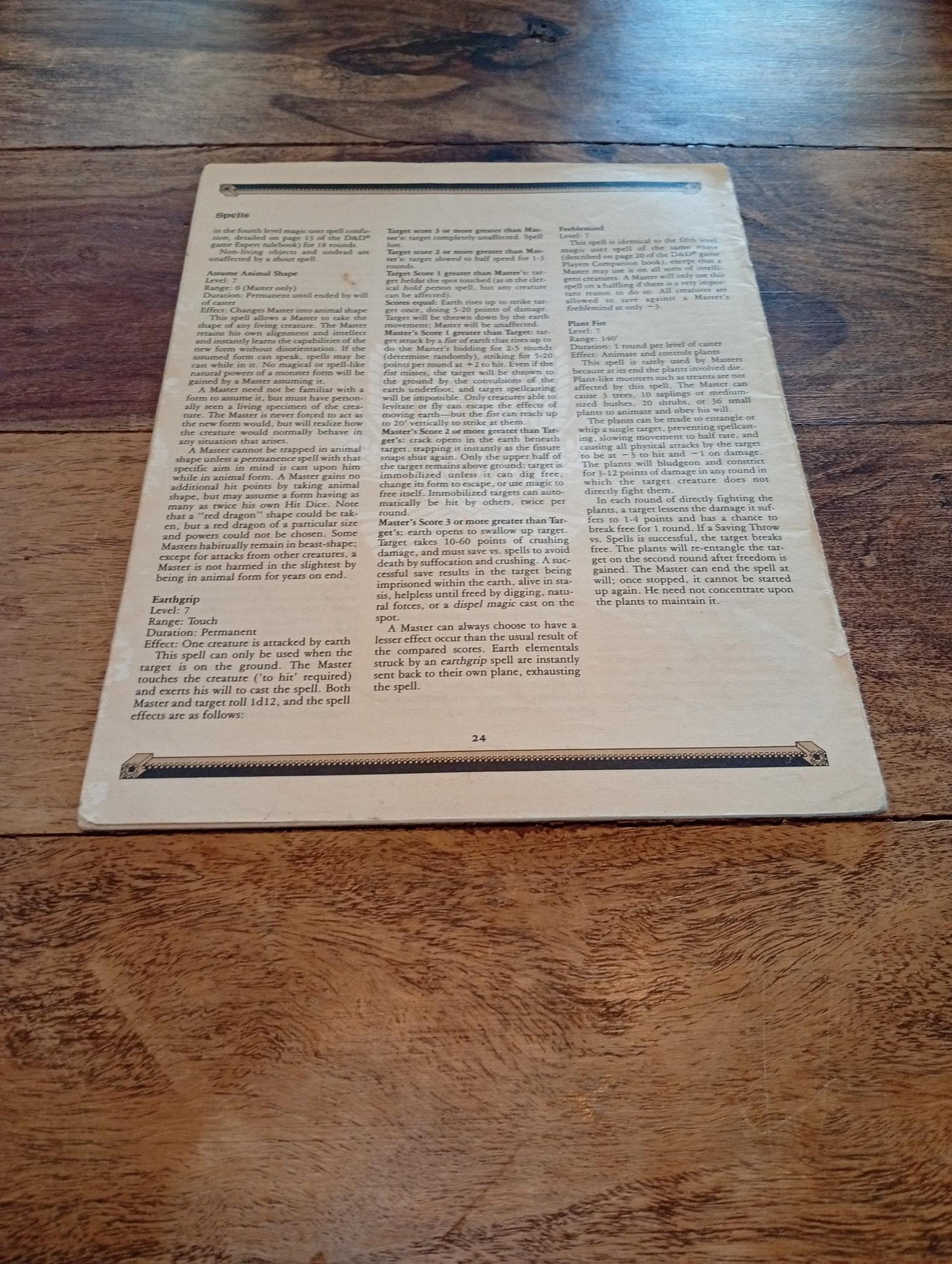 Gazetteer The Five Shires Booklet TSR 9232 GAZ8 1990