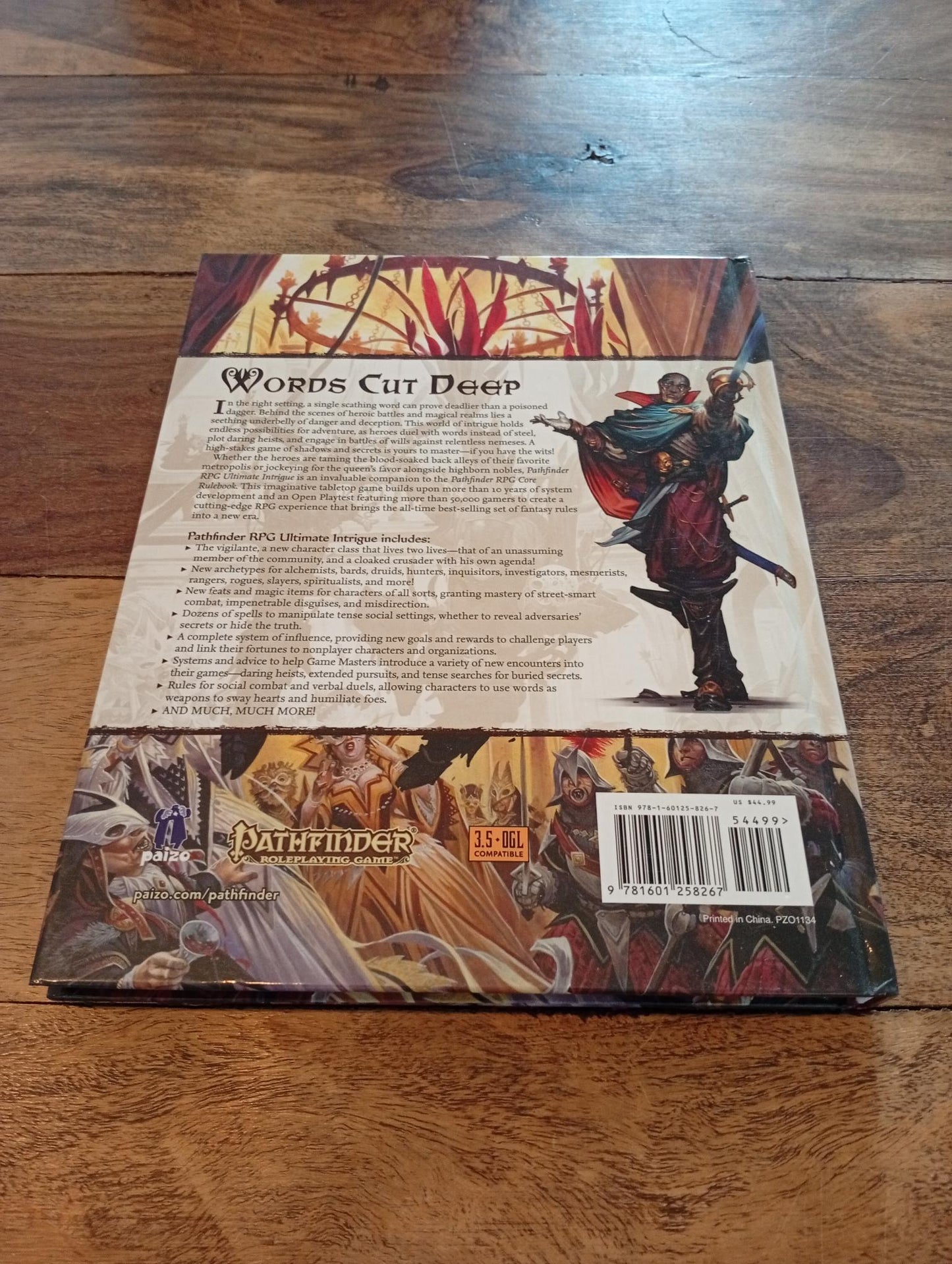 Pathfinder Ultimate Intrigue Hardcover PZO1134 Paizo Publishing 2016