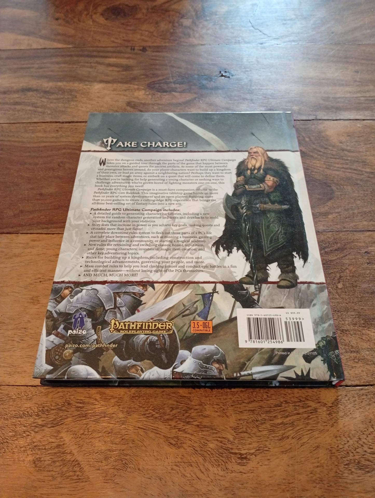 Pathfinder Ultimate Campaign Hardcover PZO1125 Paizo Publishing 2013