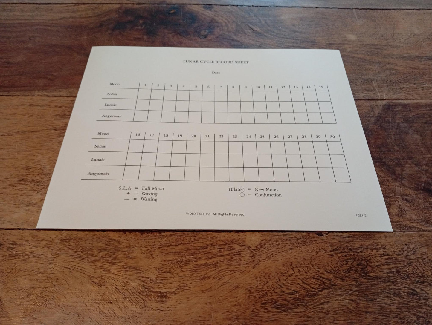 Dragonlance Time of the Dragon TSR 1050 Card AD&D 1993
