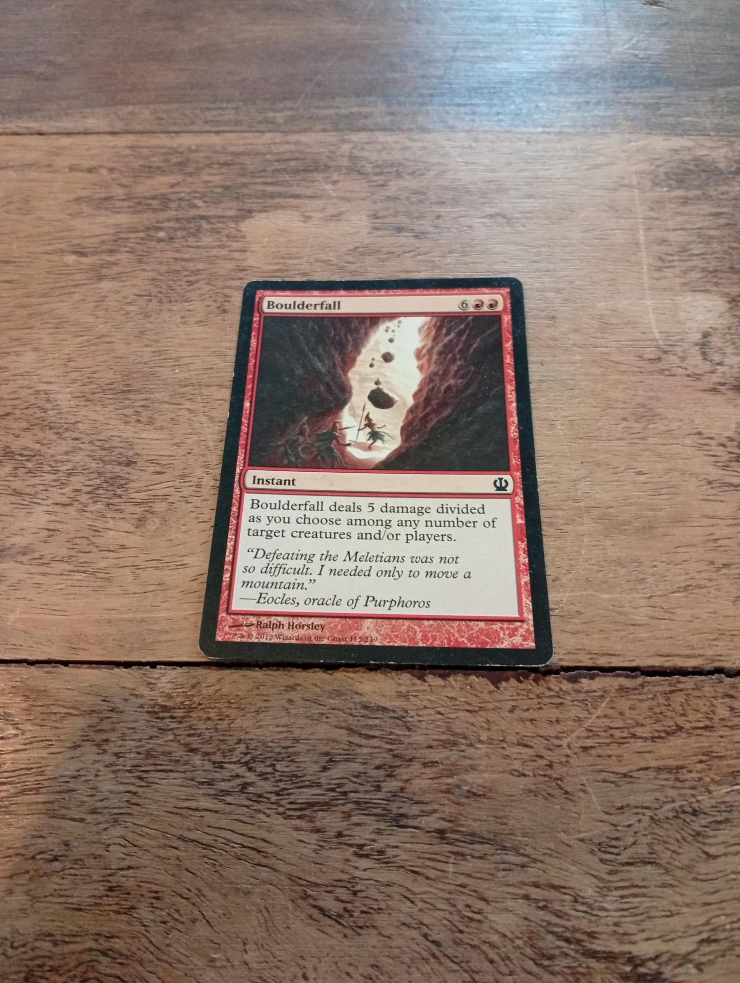 Magic The Gathering Boulderfall #115