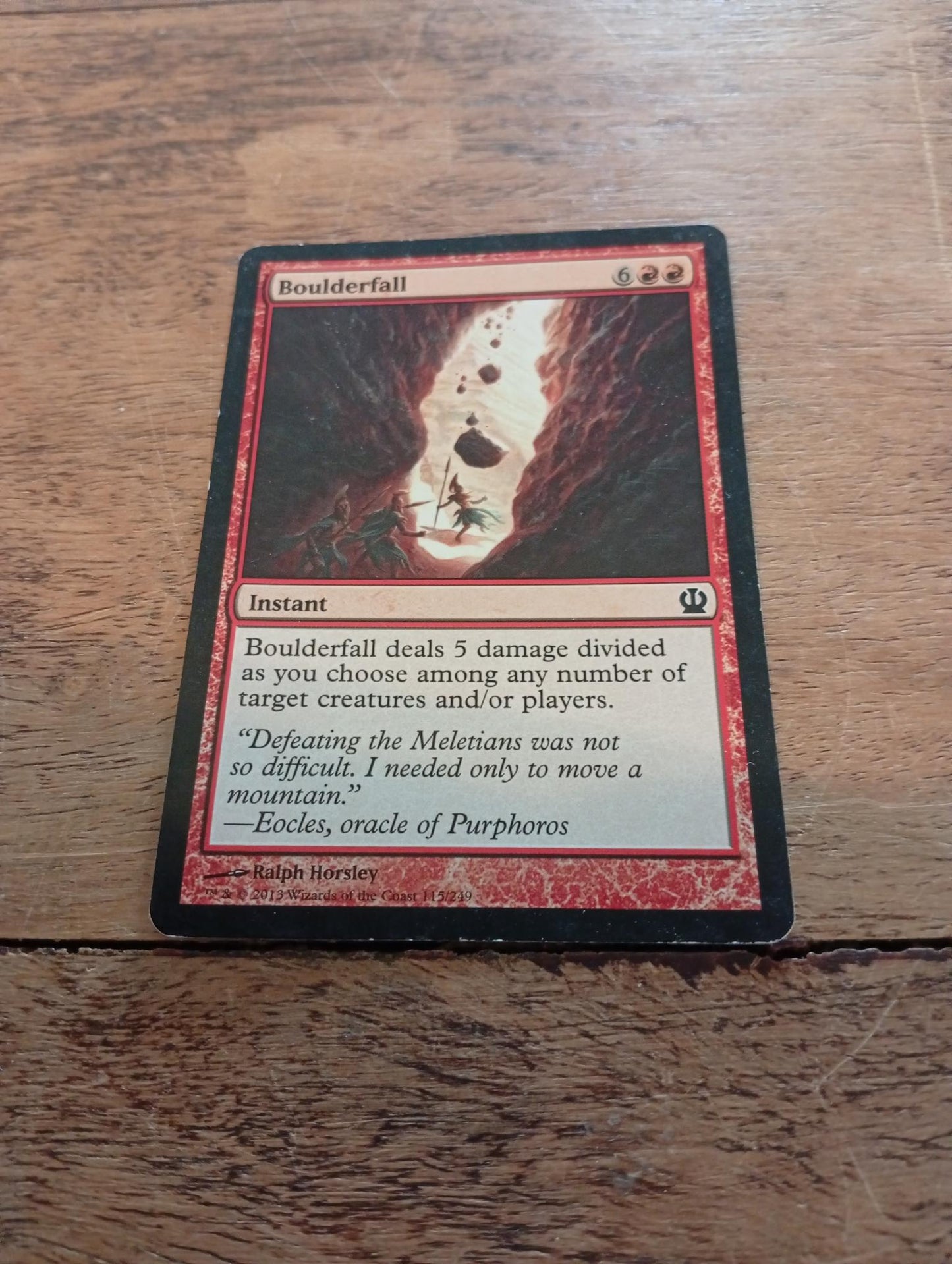 Magic The Gathering Boulderfall #115