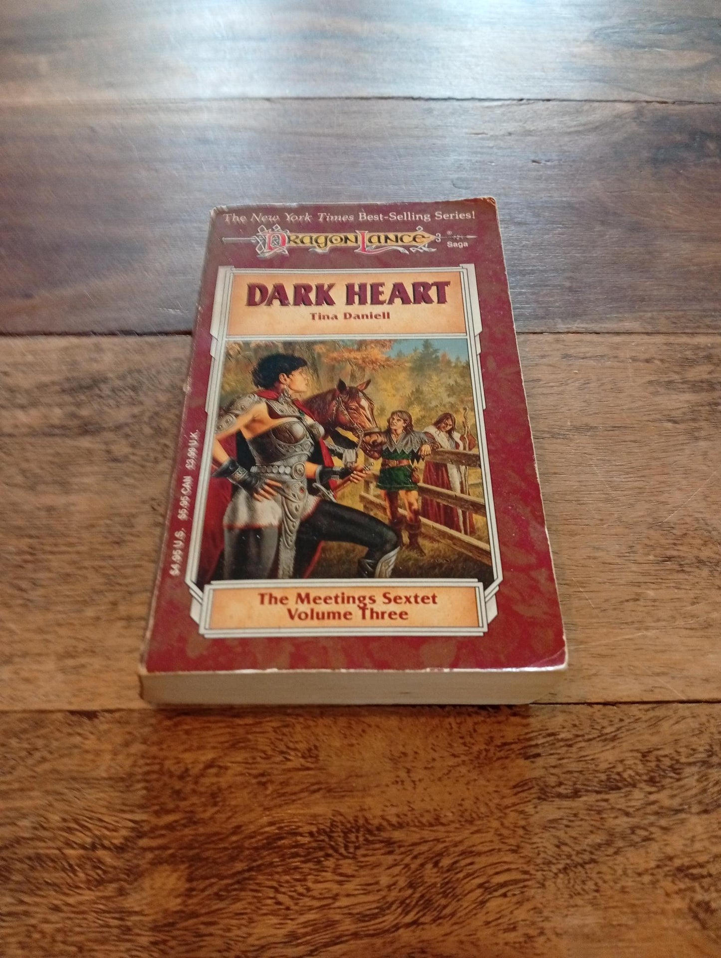 DragonLance Dark Heart The Meetings Sextet #3 TSR 1991
