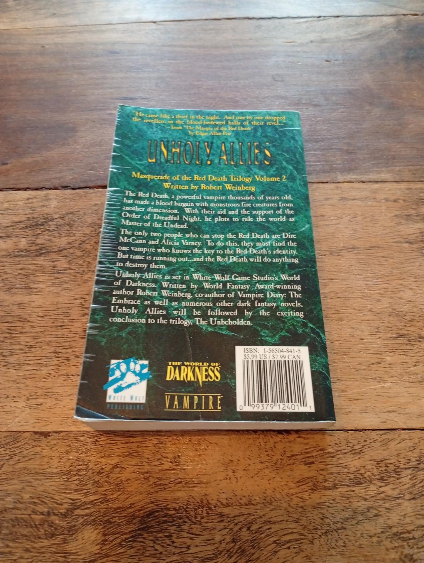 Vampire The Masquerade Unholy Allies Masquerade of the Red Death #2 White Wolf 1995