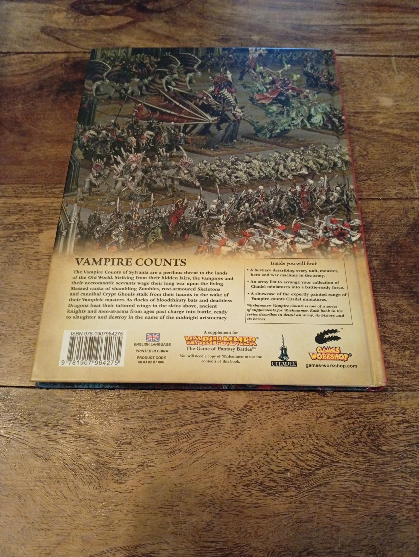 Warhammer Fantasy Vampire Counts 8th Ed Army Book Games Workshop 2011