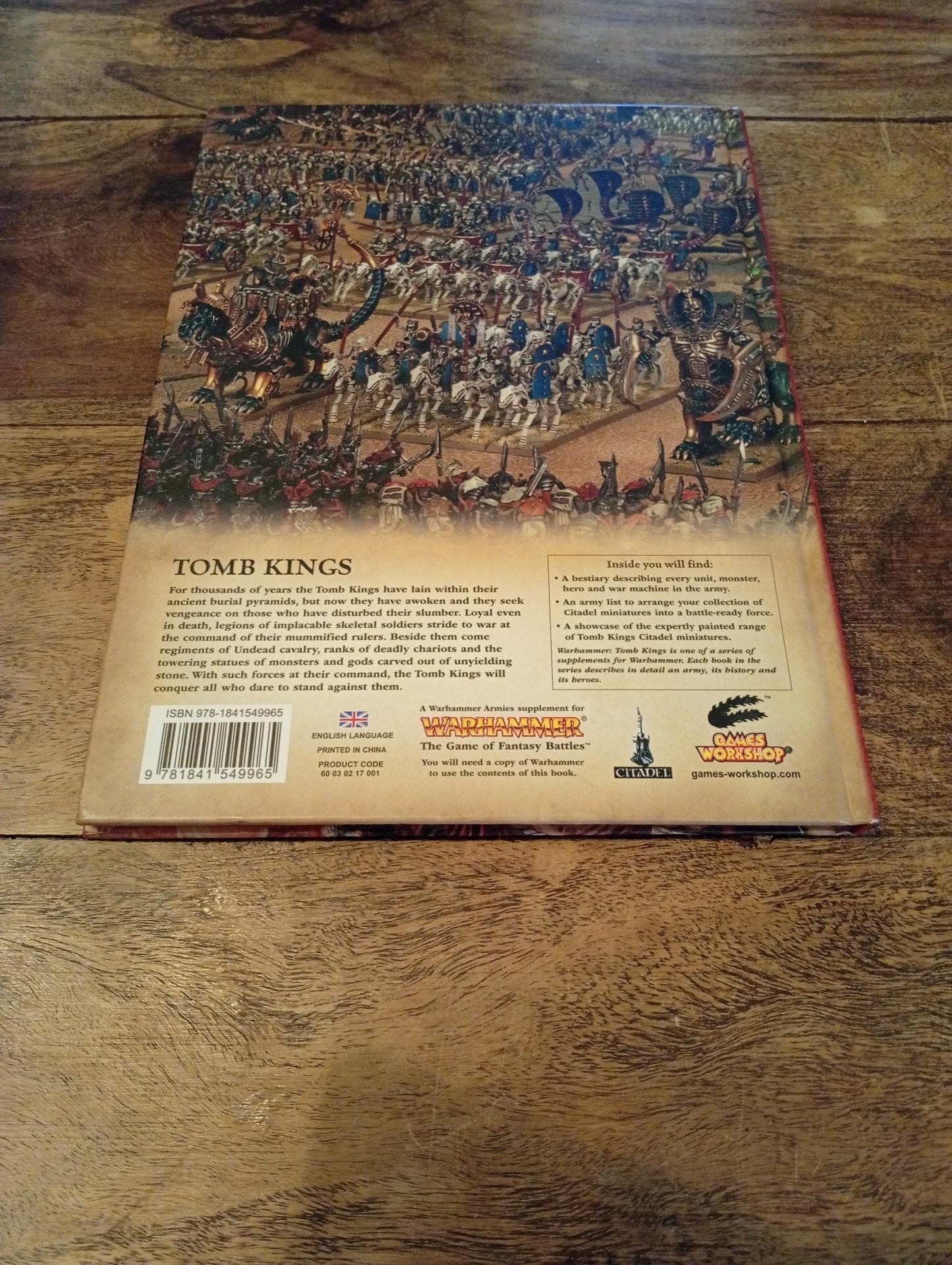 Warhammer Fantasy Tomb Kings 8th Ed Army Book Games Workshop 2010