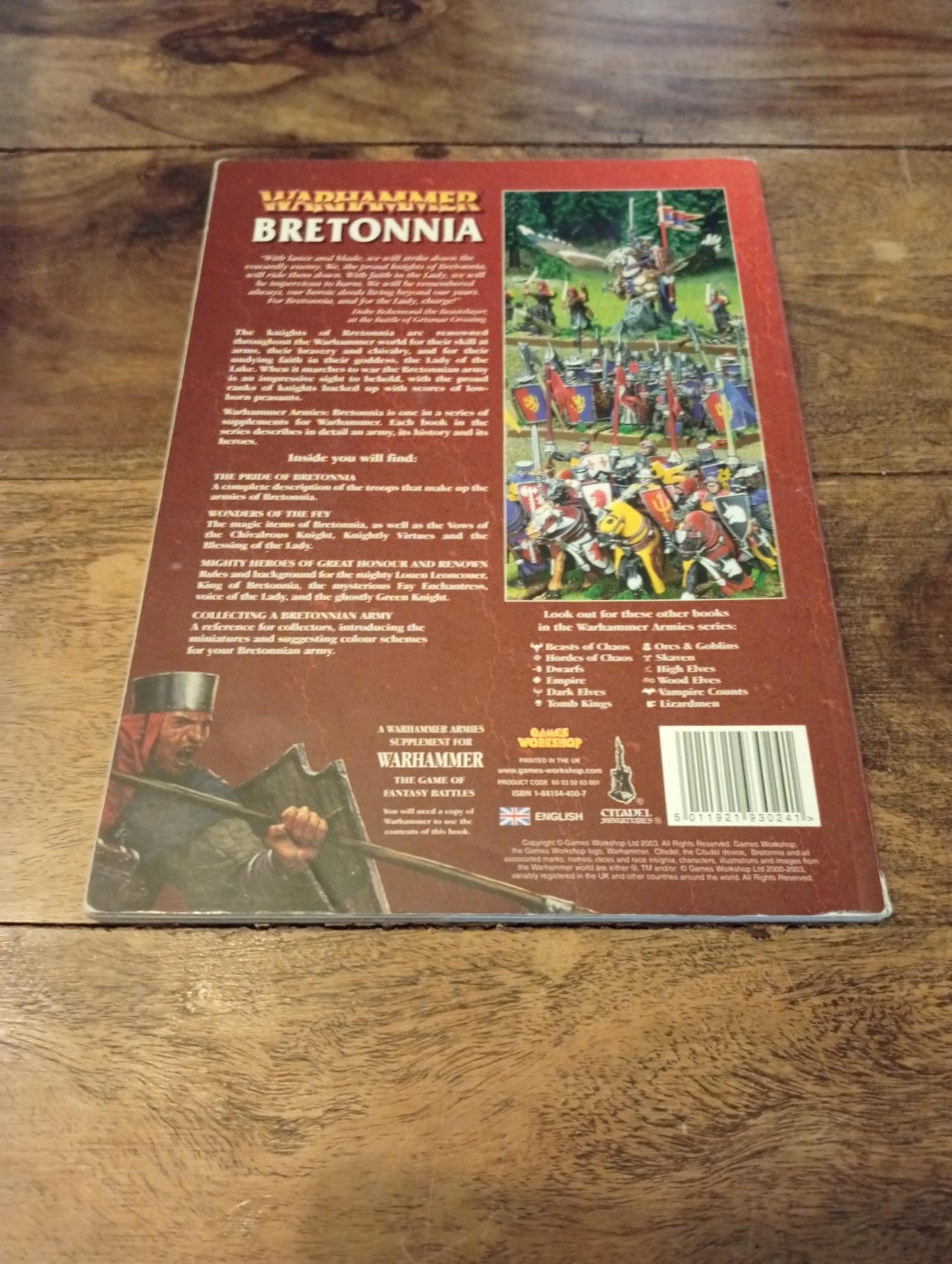 Warhammer Army Bretonnia Games Workshop 2003