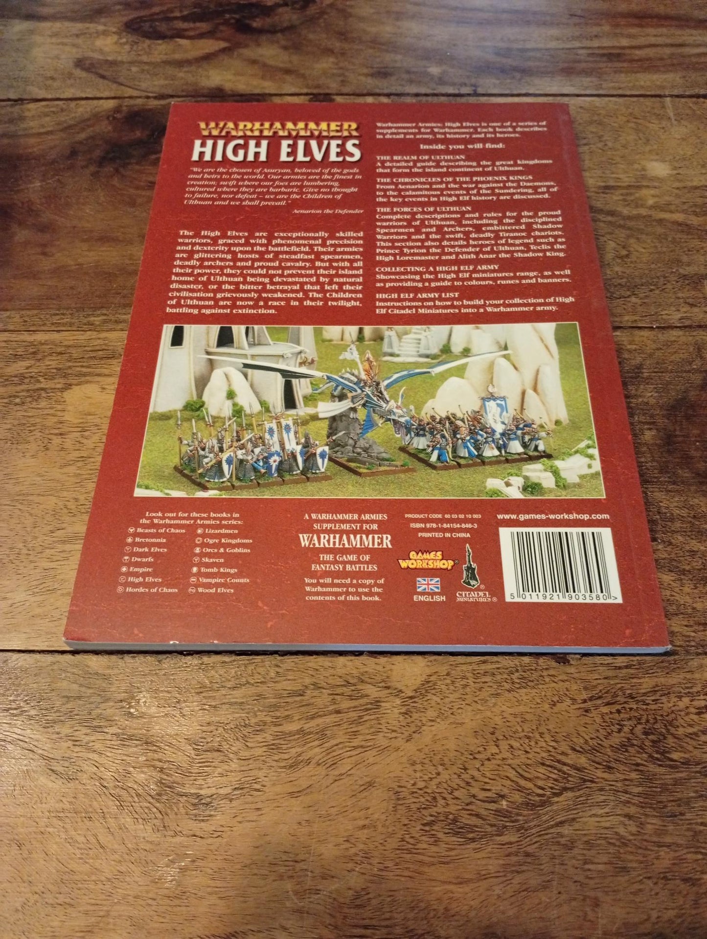 Warhammer Army High Elves Games Workshop 2007