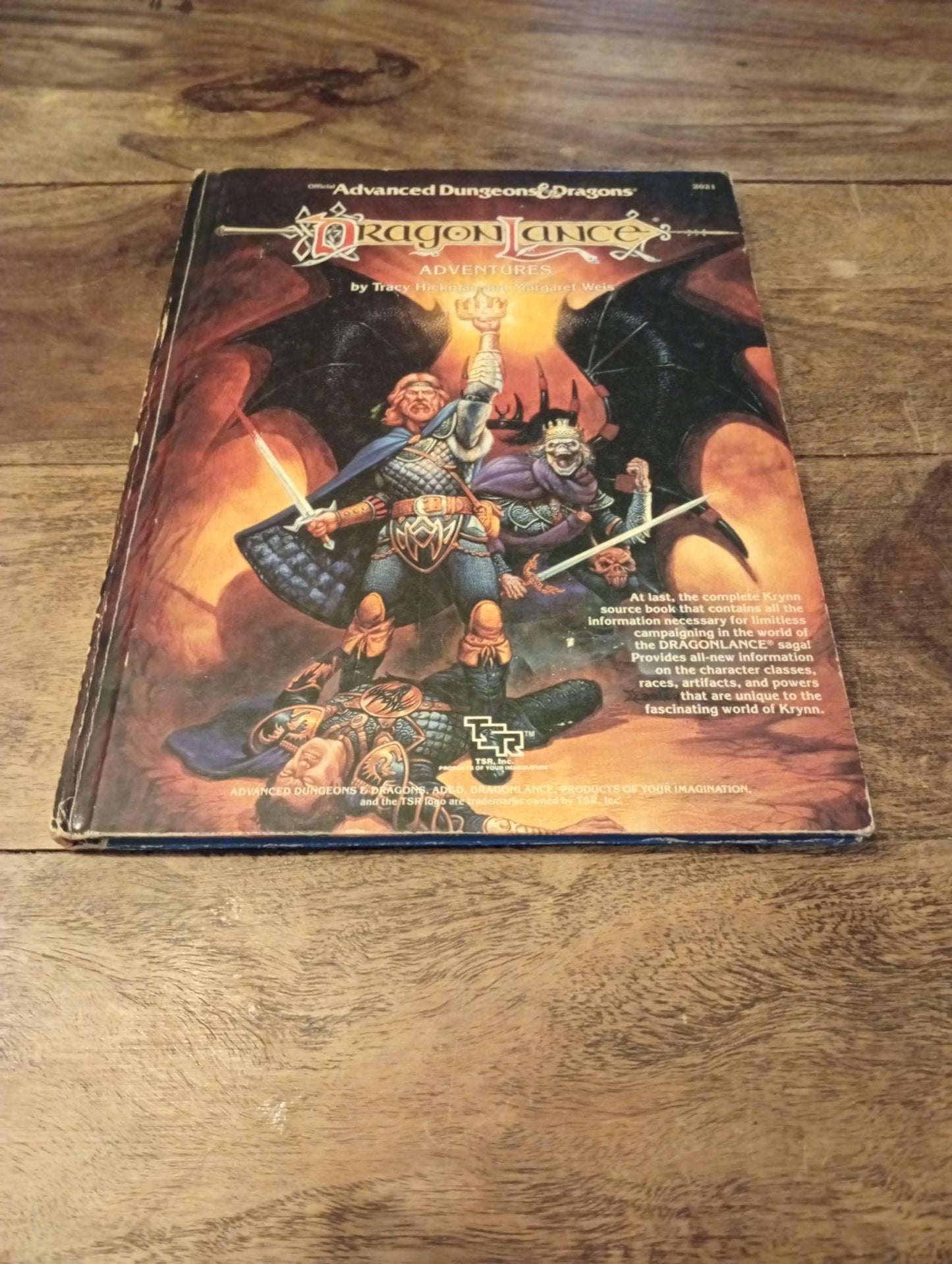 Dragonlance Adventures TSR 2021 AD&D 1989