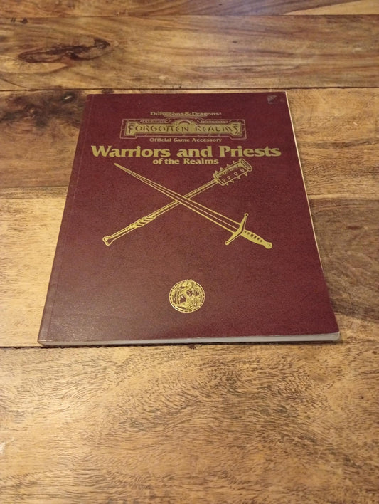 Forgotten Realms Warriors and Priests of the Realms TSR 9509 AD&D 1996