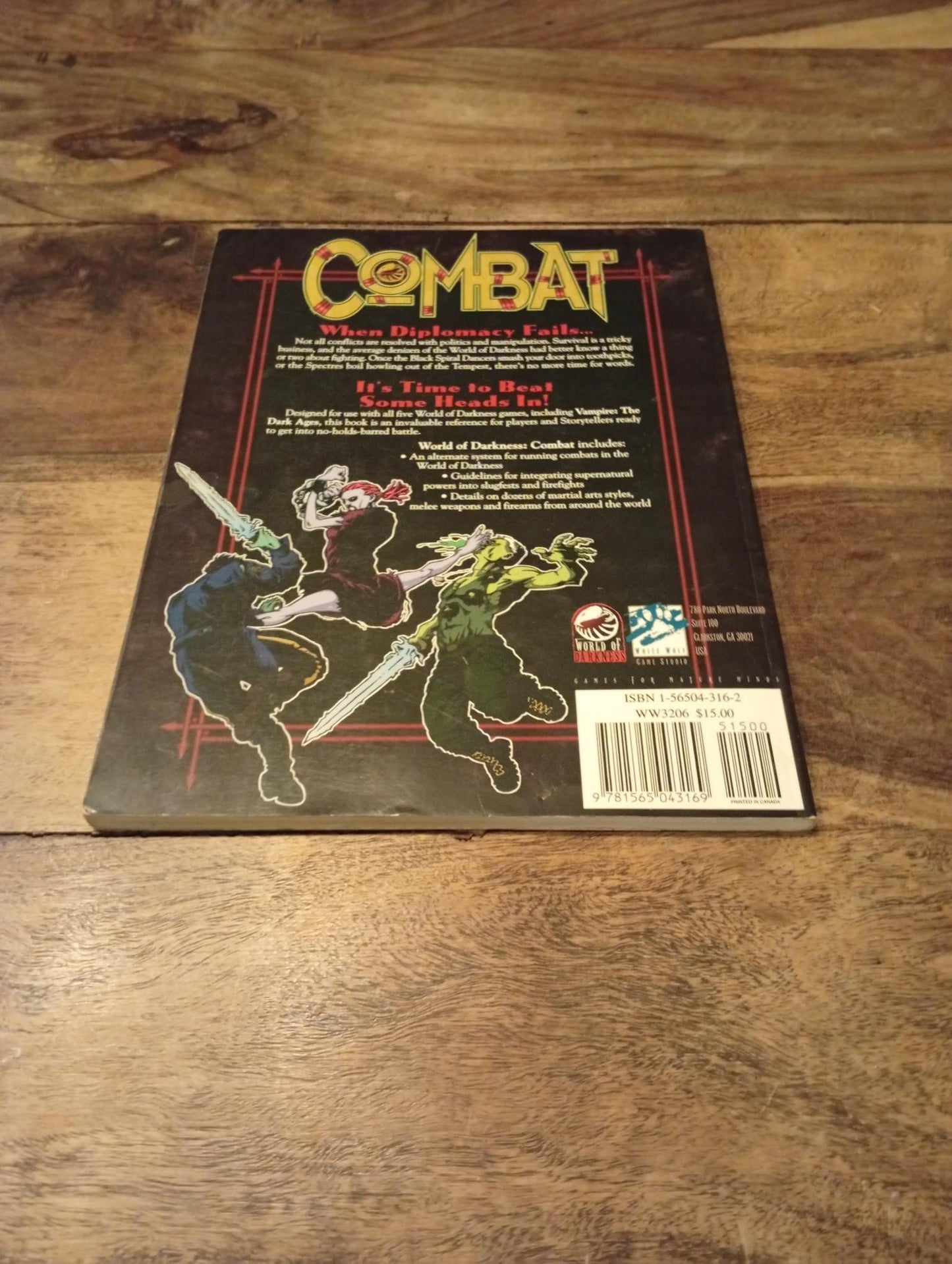 World of Darkness Combat White Wolf 1996