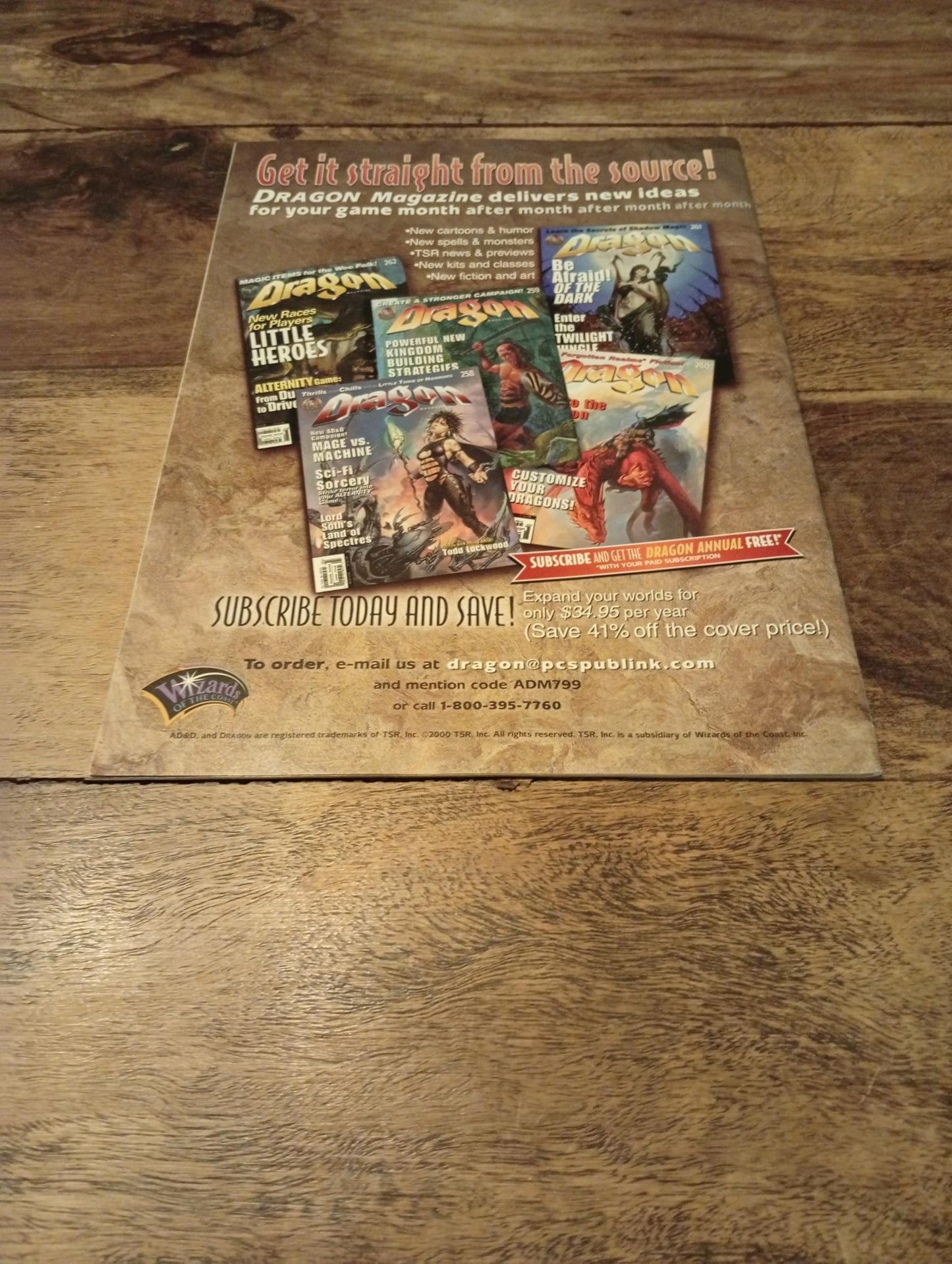 Living Greyhawk Journal #1 With Map Wizards of the Coast 2000