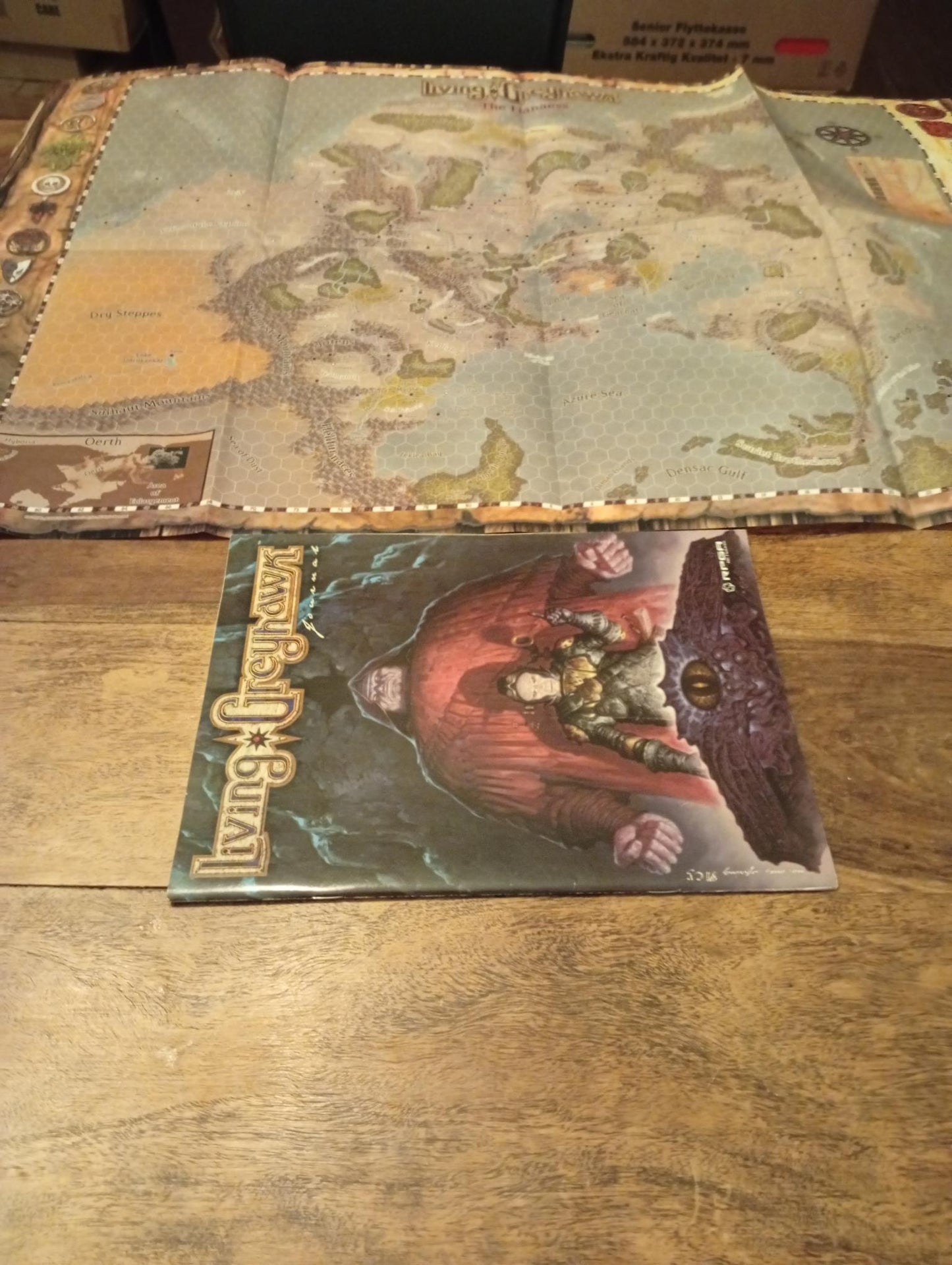Living Greyhawk Journal #1 With Map Wizards of the Coast 2000
