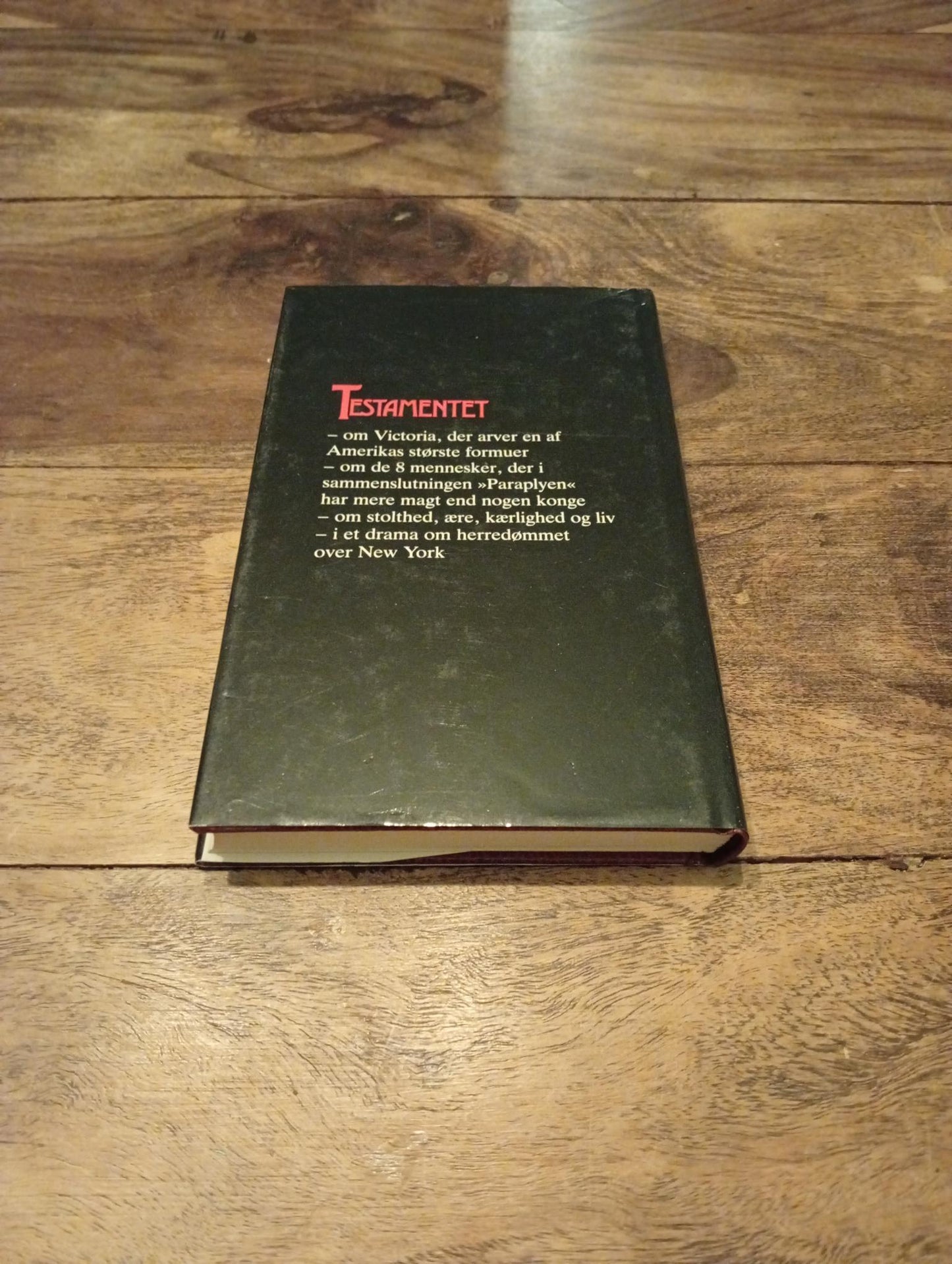 Testamentet Coughlin William J. Bogsamleren