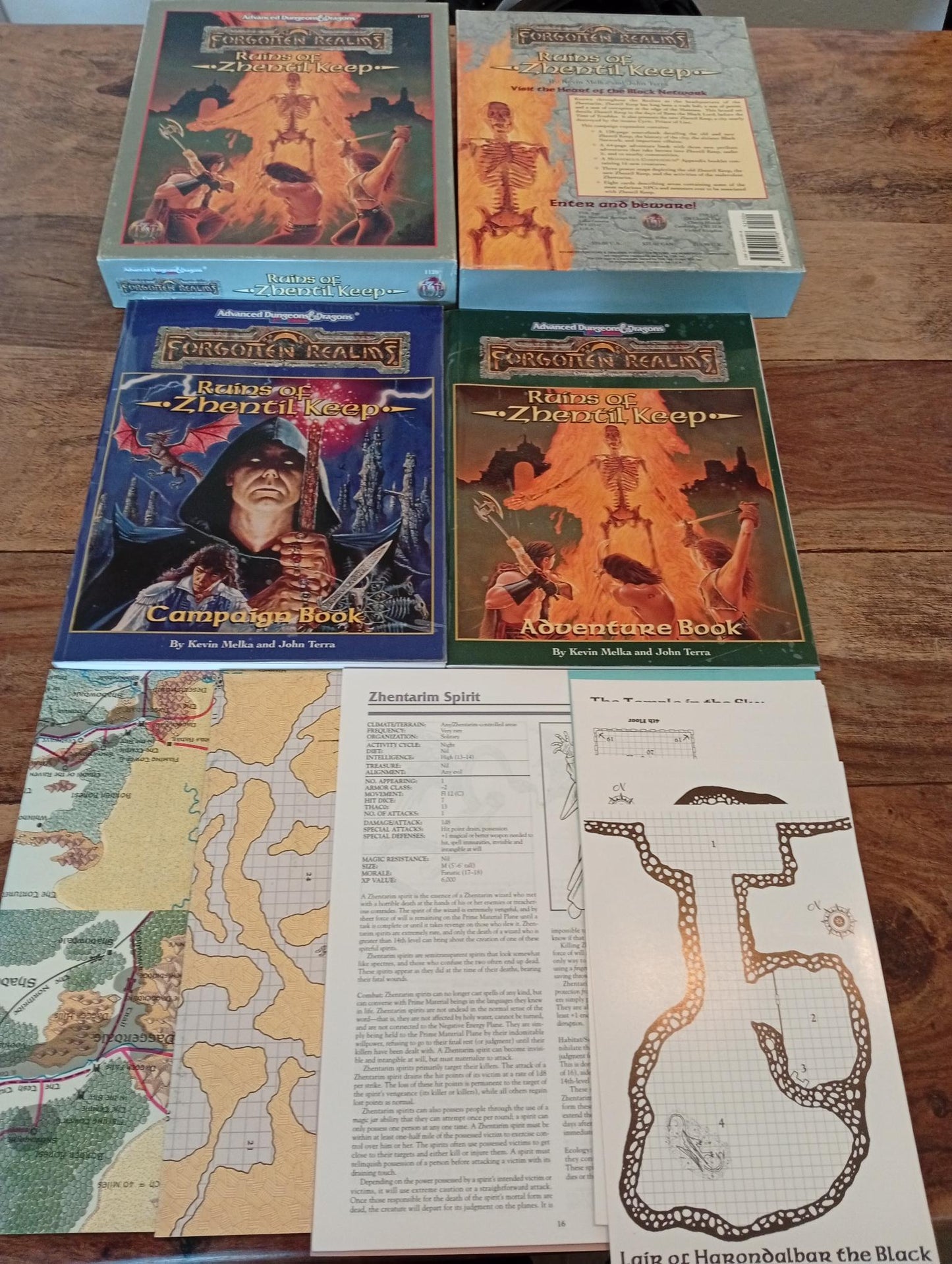 Forgotten Realms Ruins of Zhentil Keep Box Set TSR 1120 AD&D 1995