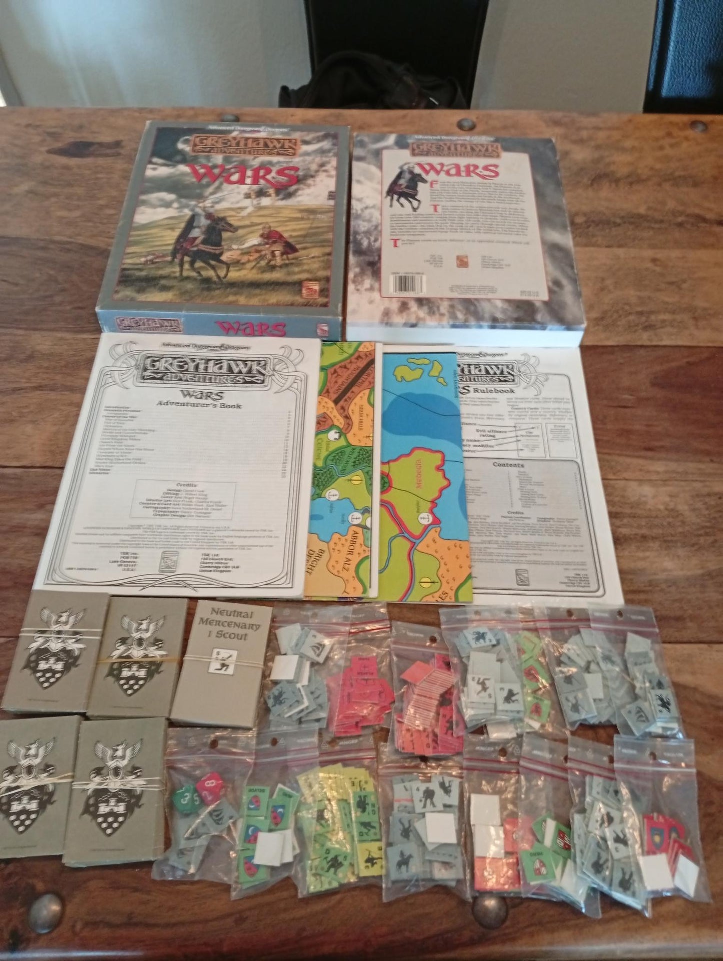 Greyhawk Wars Box Set TSR 1068 AD&D 1991