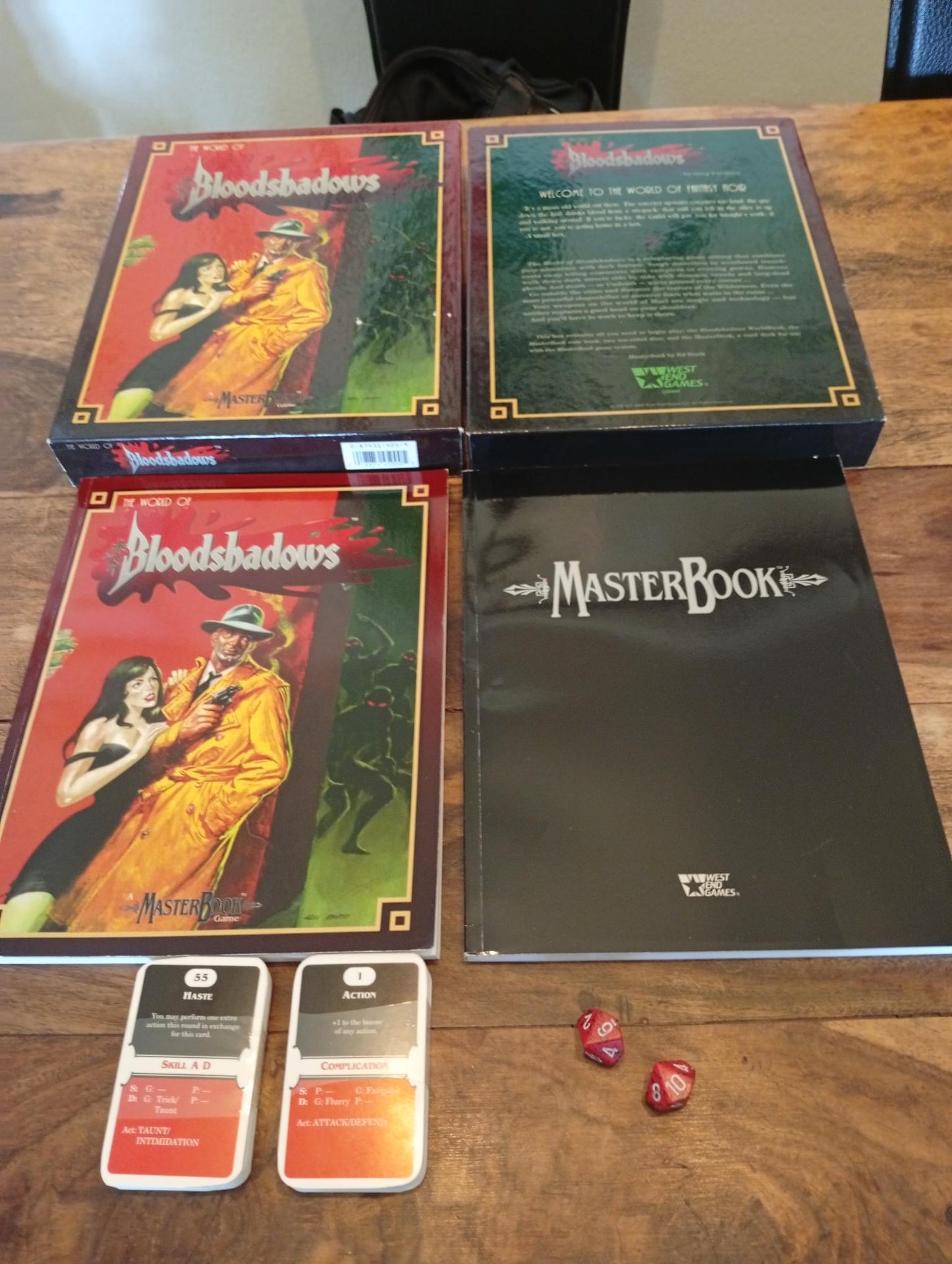 The World Of Bloodshadows Box Set West End Games 33000 1999