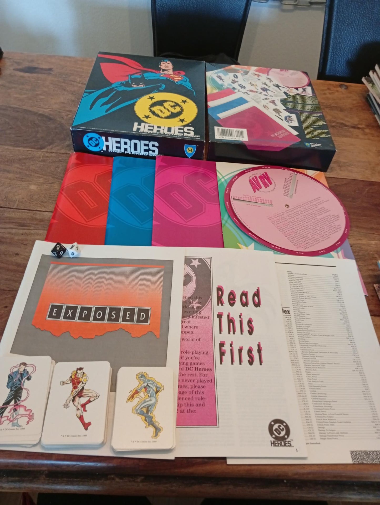 DC Heroes 2nd Ed Box Set MFG 245 Mayfair Games 1989