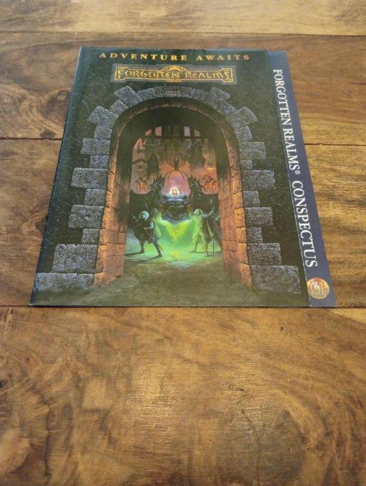 Forgotten Realms Campaign Conspectus Map TSR AD&D 1996