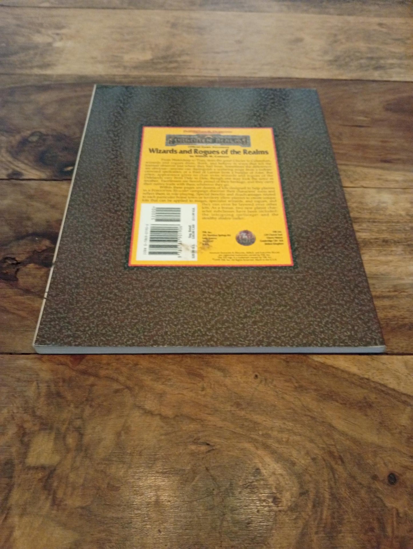 Forgotten Realms Wizards and Rogues of the Realms TSR 9492 AD&D 1995