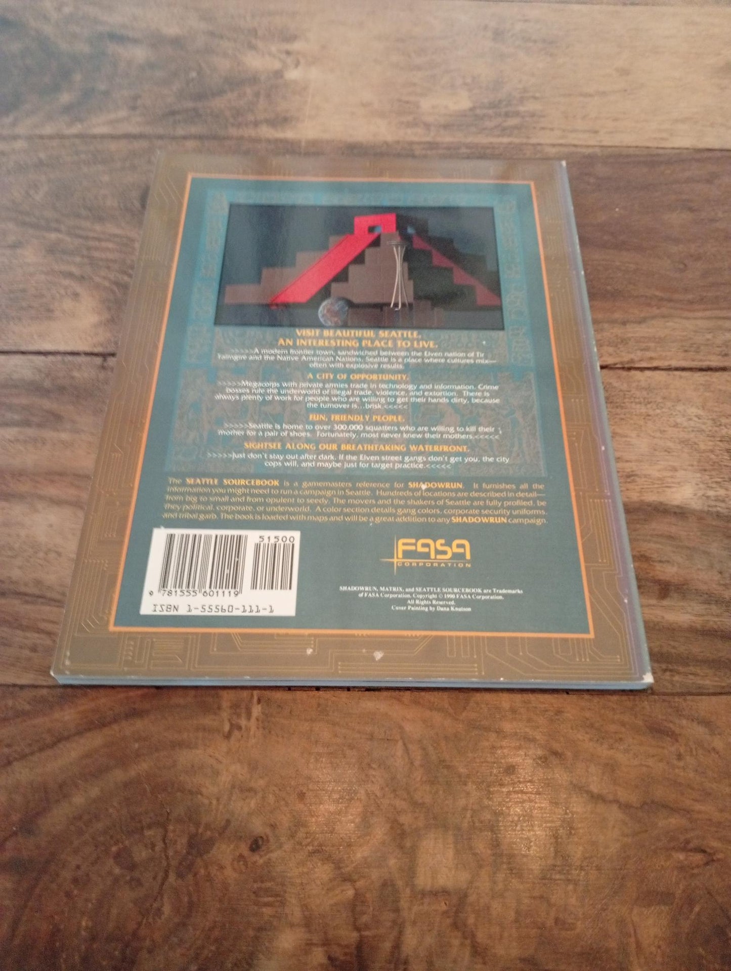 Shadowrun Seattle Sourcebook 7201 FASA 1990