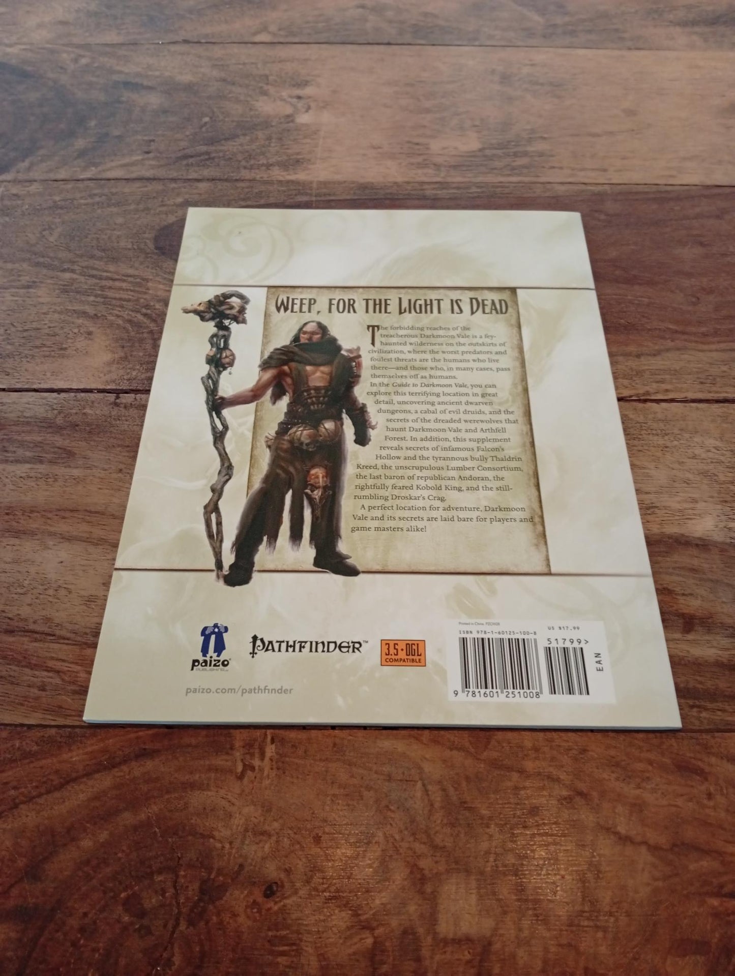 Pathfinder Chronicles Guide to Darkmoon Vale 1108 Paizo Publishing 2008