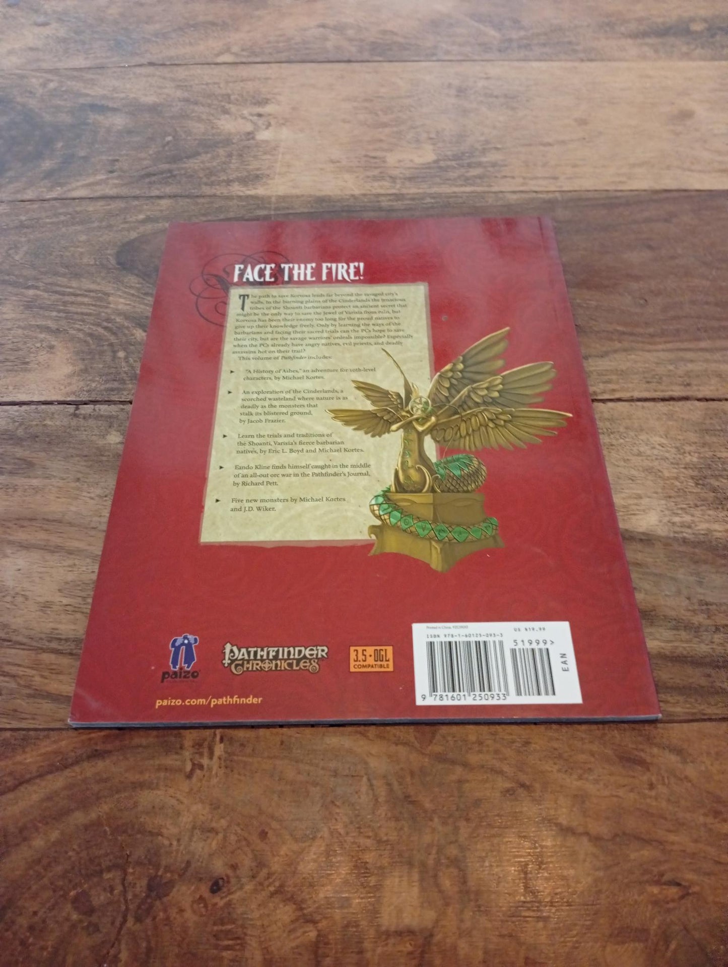 Pathfinder A History of Ashes Curse of the Crimson Throne #4 9010 Paizo Publishing 2008