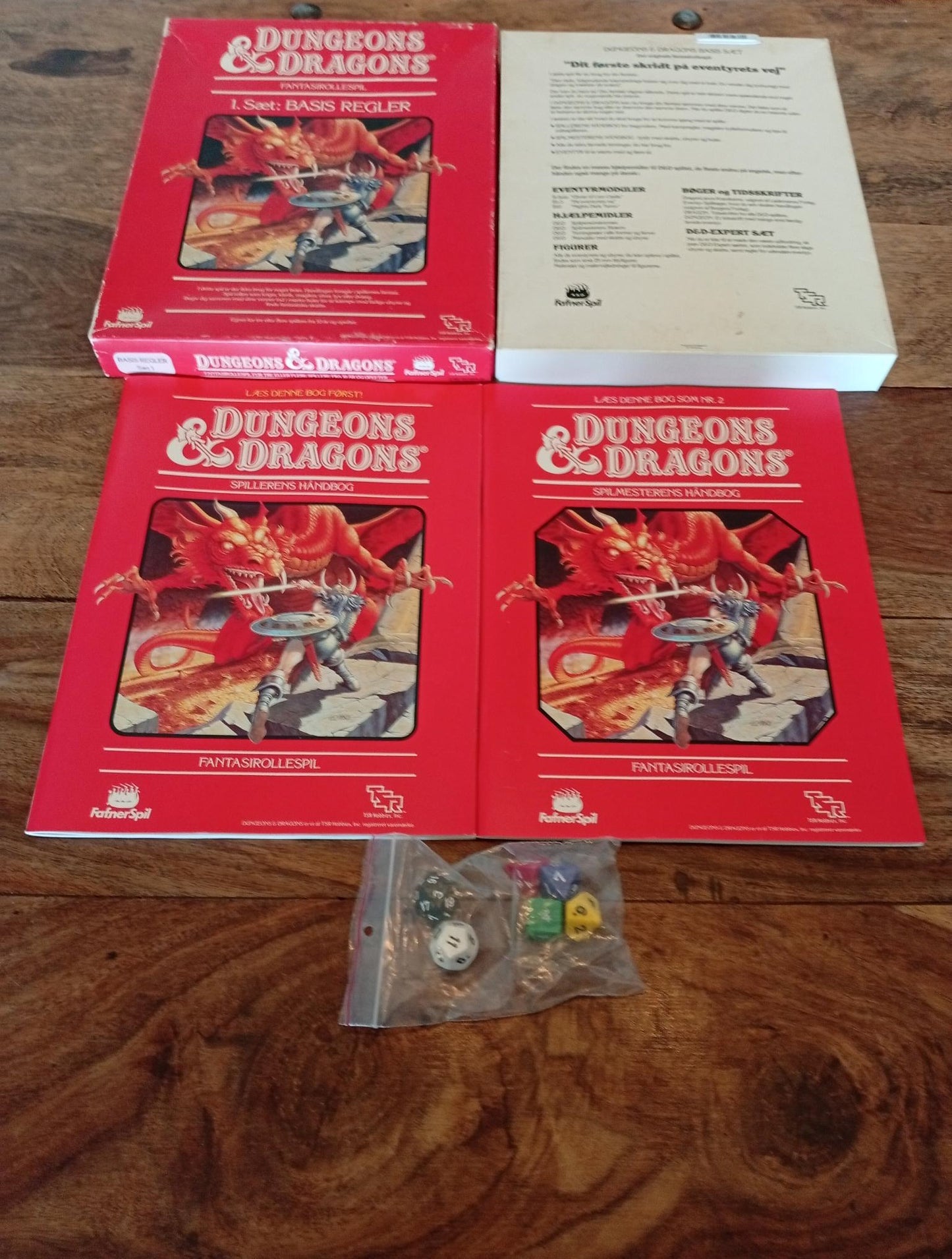 Dungeons & Dragons Sæt 1: Basis Regler Box Set 1988