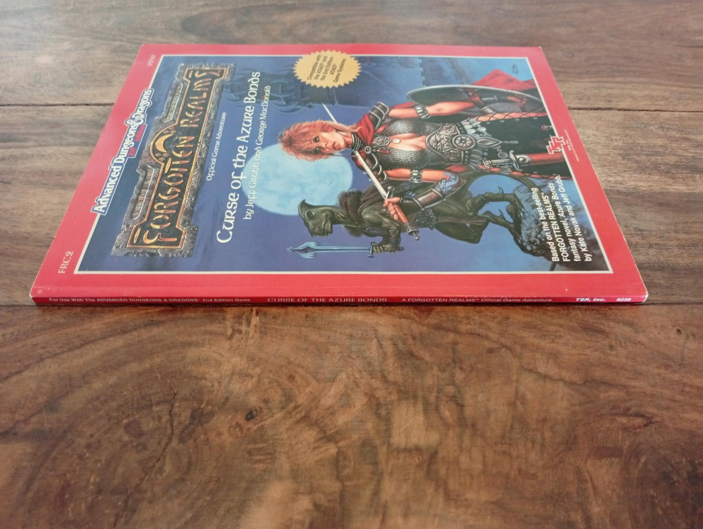 Forgotten Realms Curse of the Azure Bonds TSR 9239 AD&D 1989