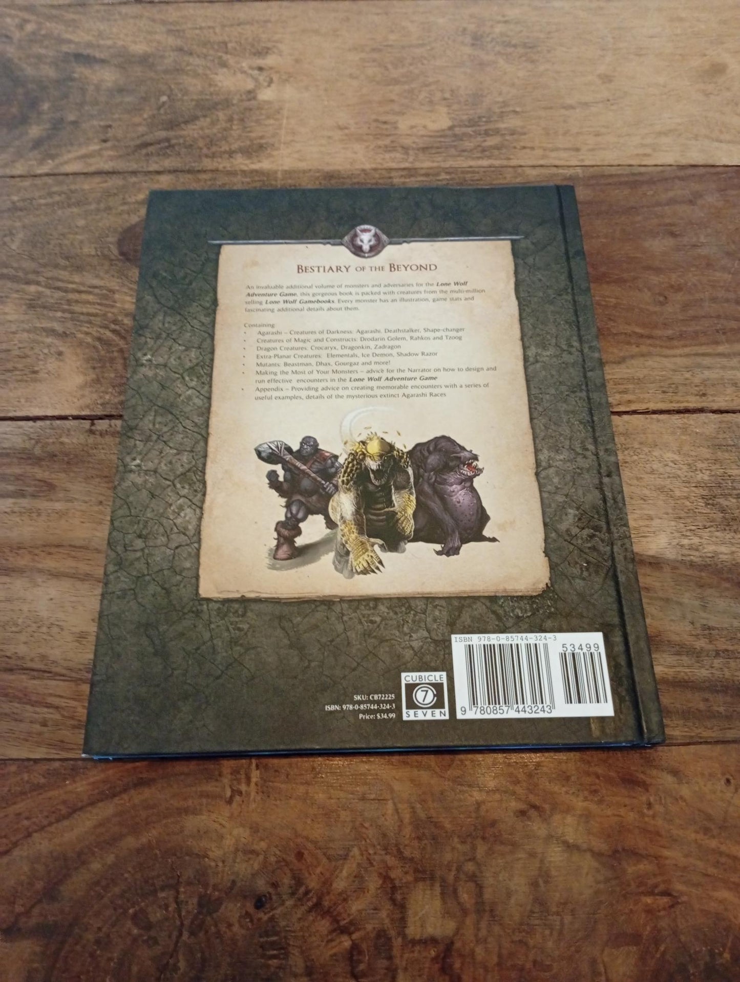 Lone Wolf Bestiary of the Beyond CB7 2225 Cubicle Seven 2017