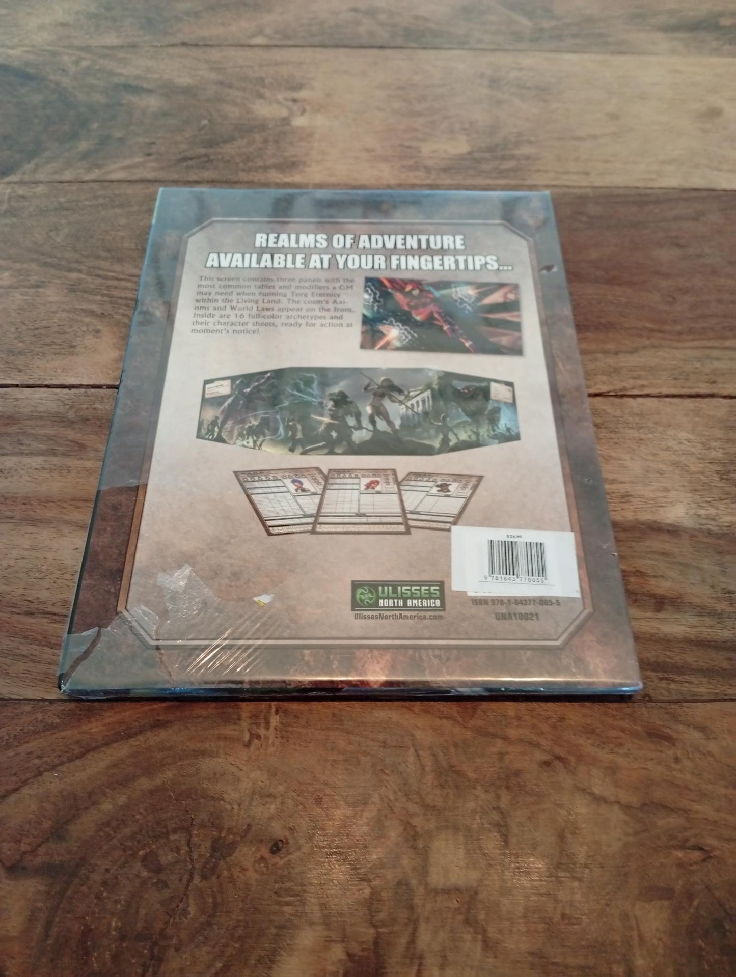 Torg Eternity Living Land GM Screen UNA 10021 Ulisses Spiele 2019
