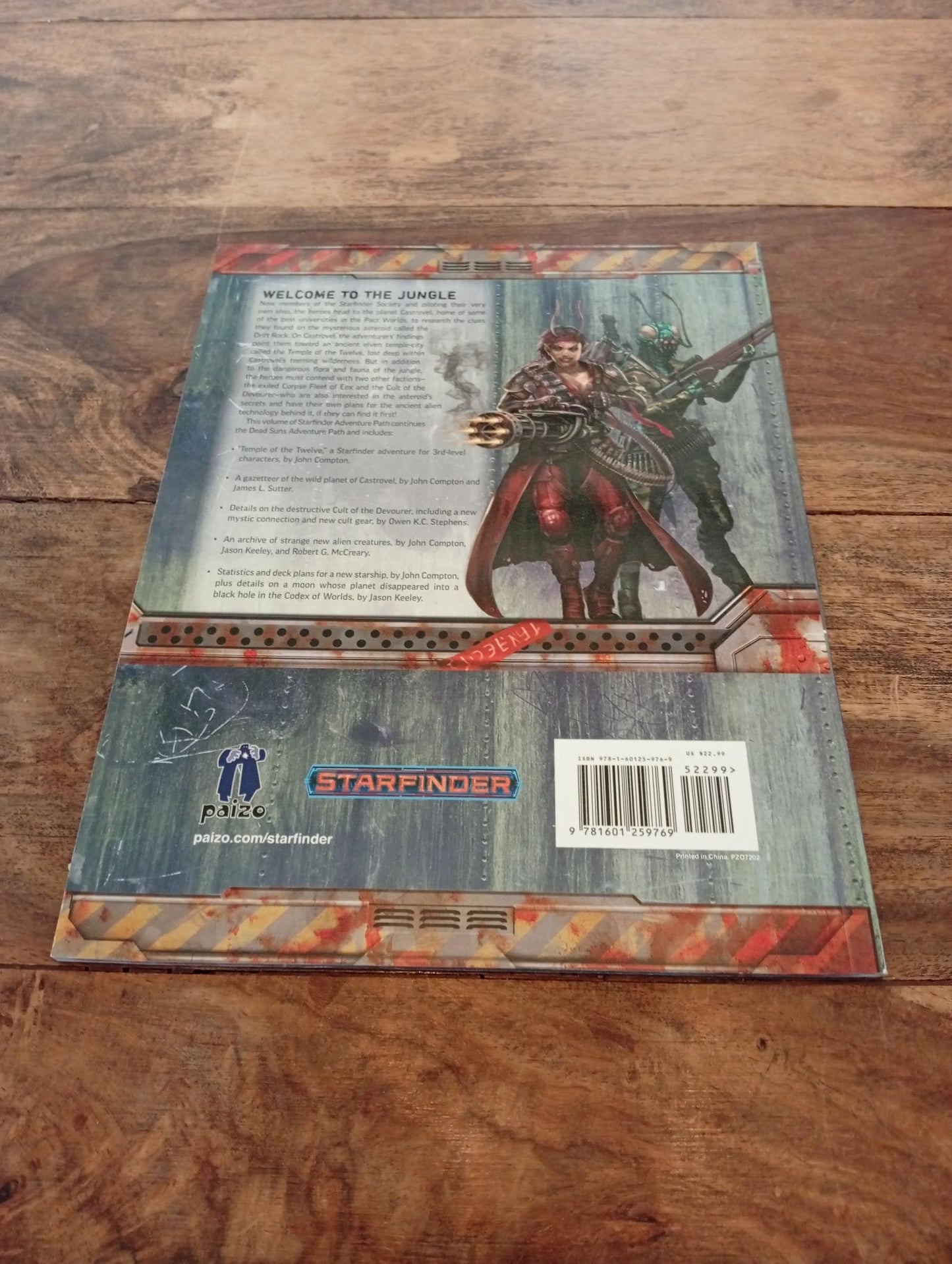 Starfinder Dead Suns Adventure Path Temple of the Twelve Paizo Publishing 2017