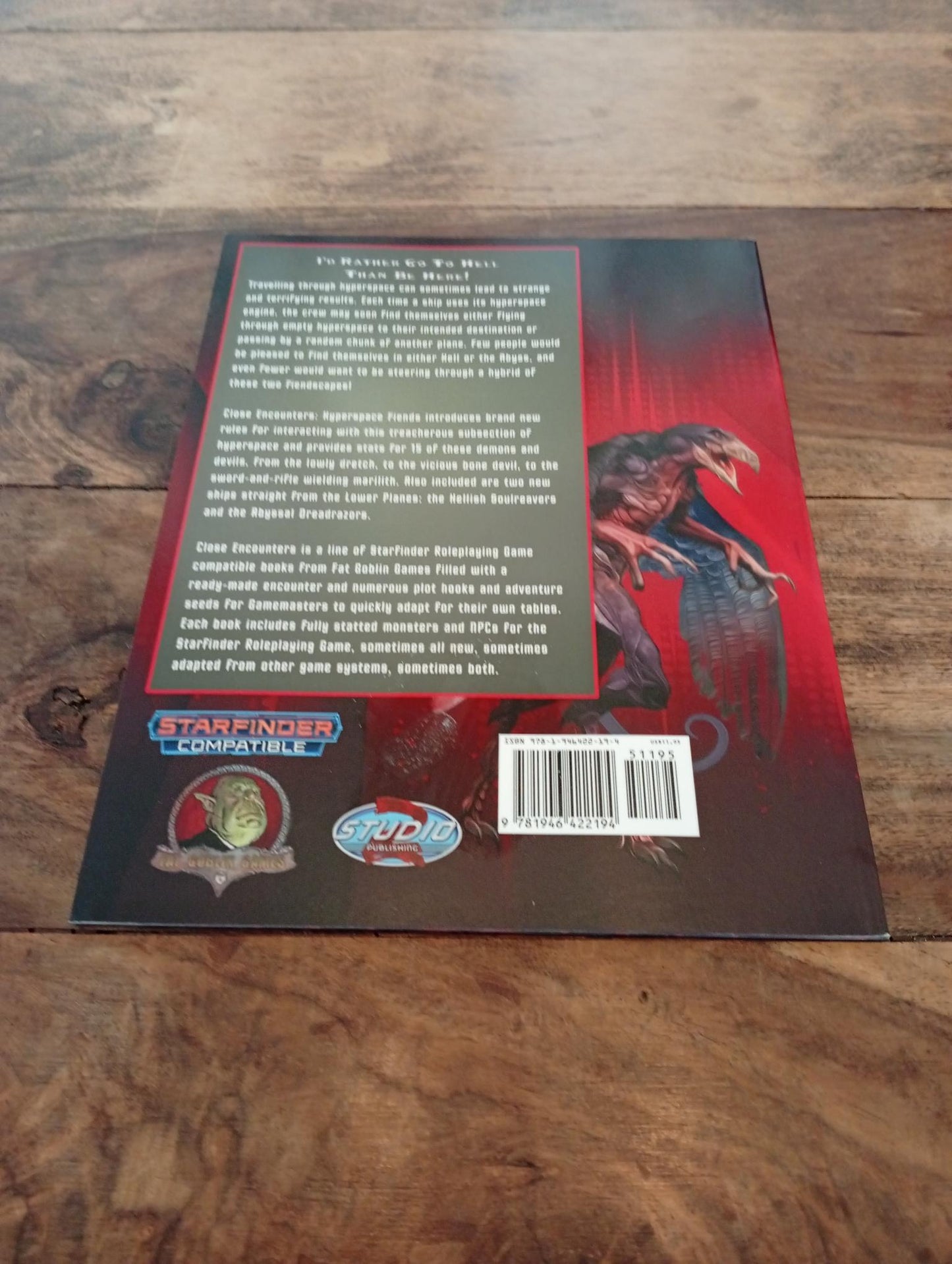 Starfinder Close Encounters Hyperspace Fiends Fat Goblin Games 2018