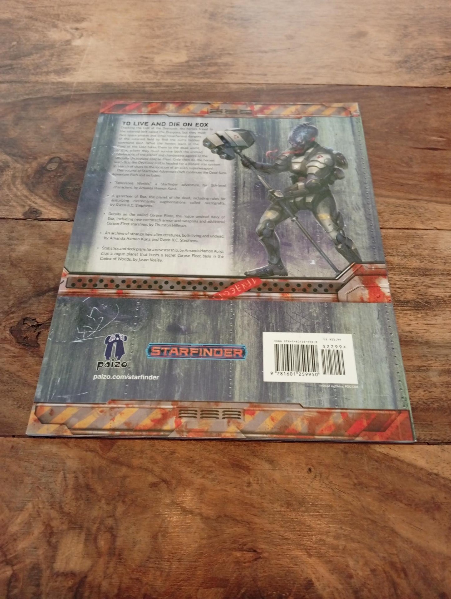 Starfinder Splintered Worlds Dead Suns #3 Paizo Publishing 2017