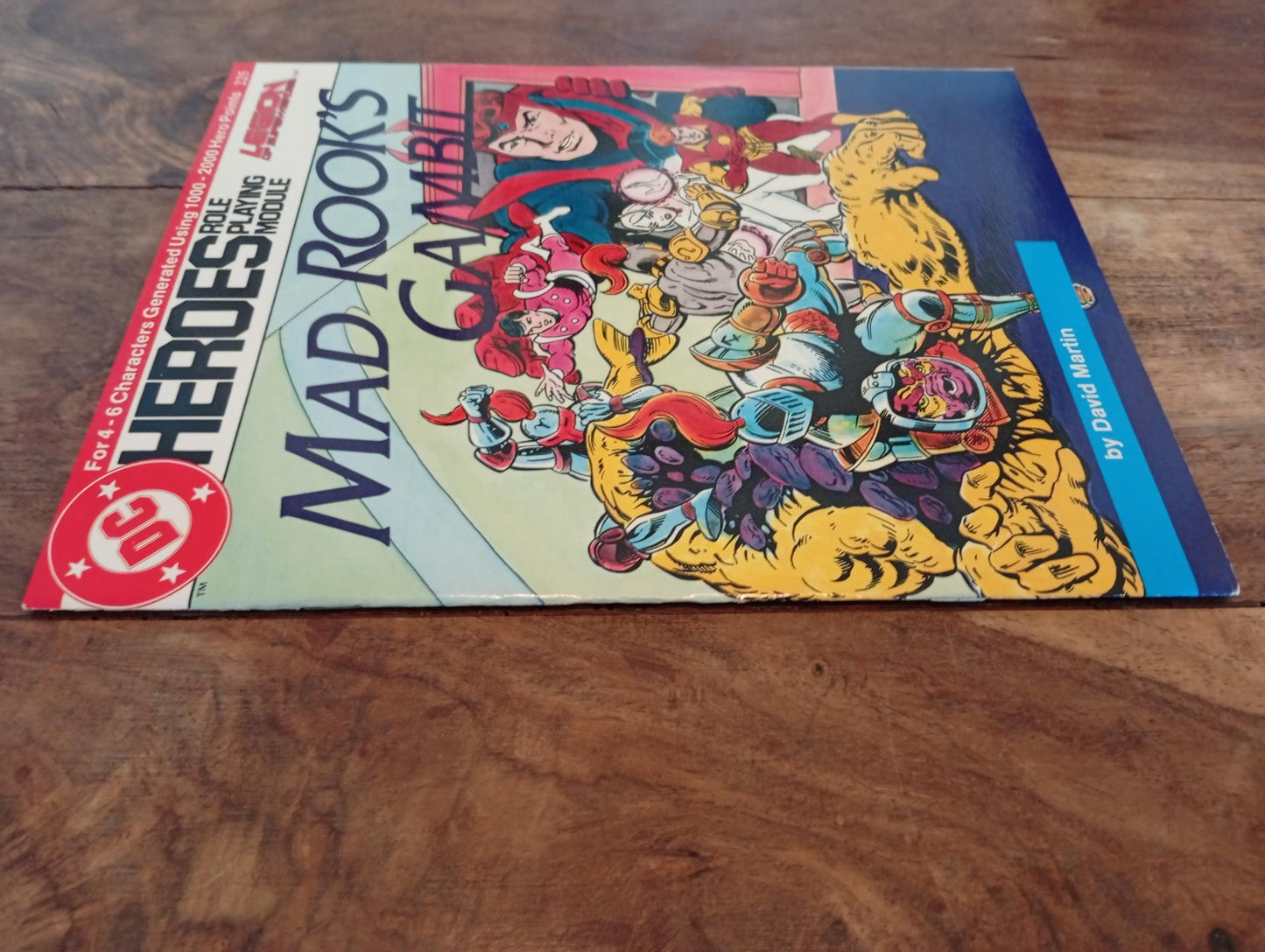 DC Heroes Mad Rook's Gambit Adventure Module Mayfair Games 1987