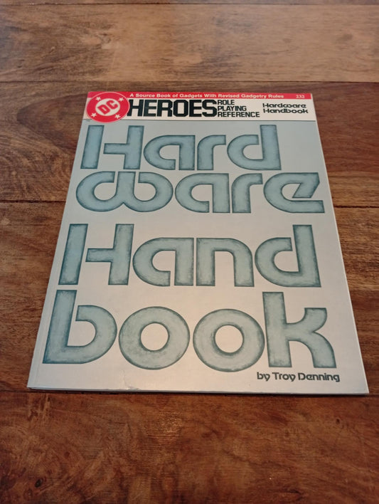 DC Heroes Hardware Handbook Mayfair Games 1987
