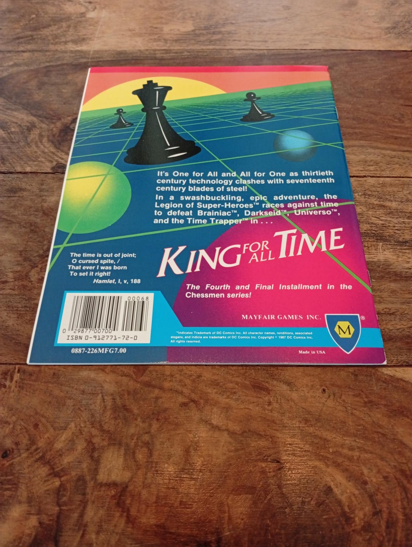 DC Heroes King For All Time Mayfair Games 1987