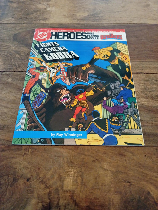 DC Heroes The Outsiders Lights Camera Kobra Mayfair Games 1987