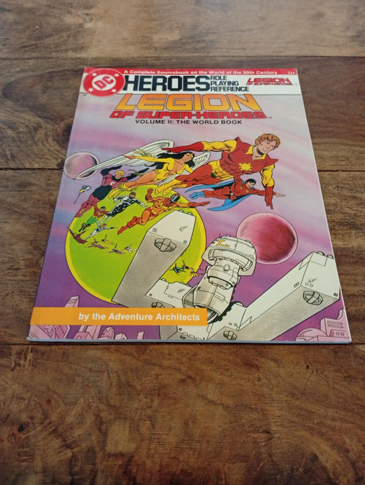 DC Heroes Legion of Super-Heroes #2 The World Book Mayfair Games 1986