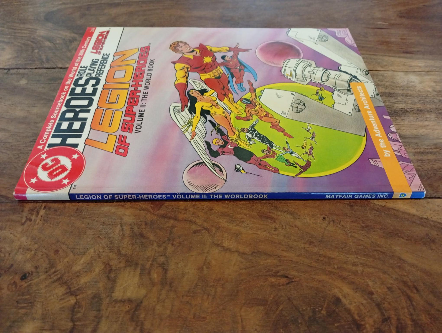 DC Heroes Legion of Super-Heroes #2 The World Book Mayfair Games 1986
