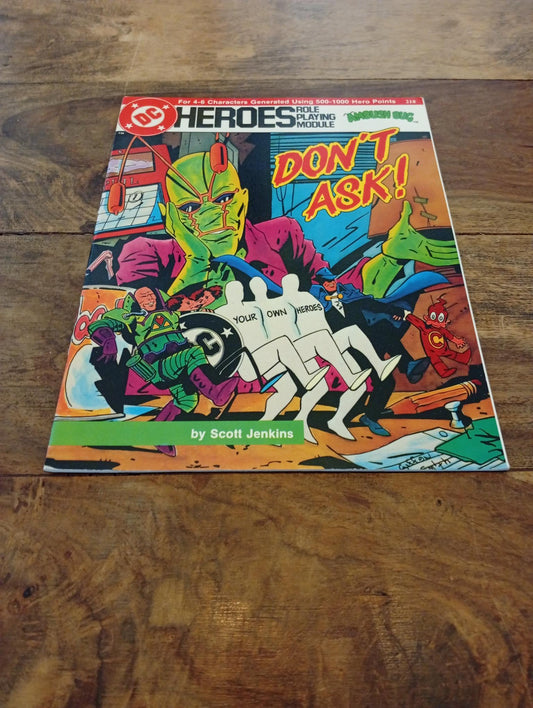 DC Heroes Don't Ask! Mayfair Games 1986