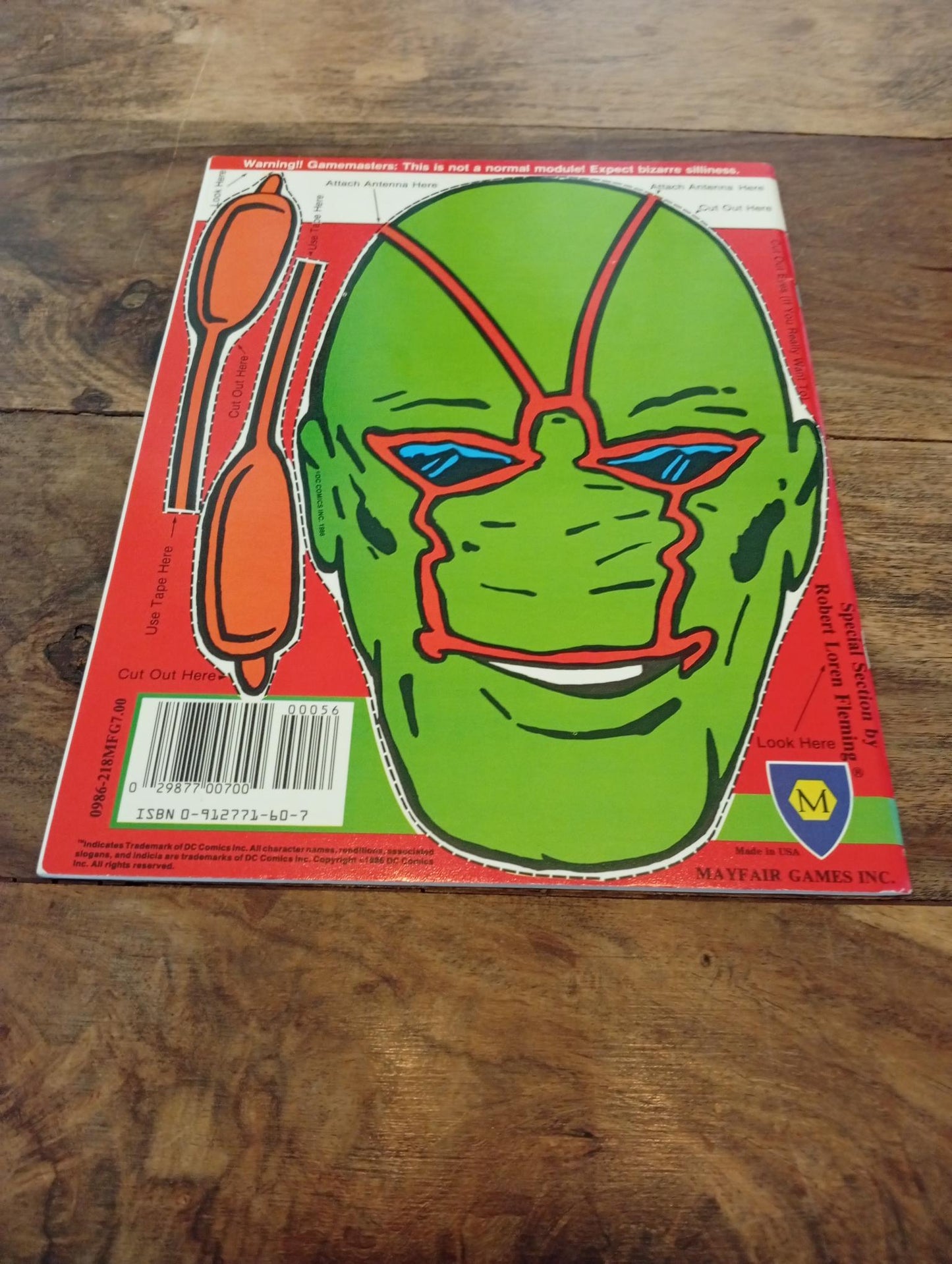 DC Heroes Don't Ask! Mayfair Games 1986