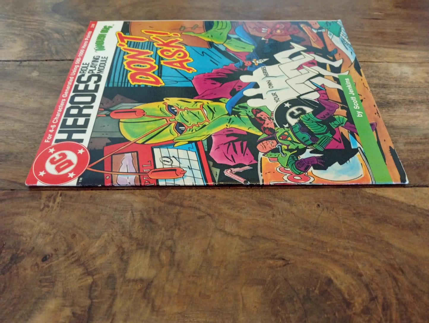 DC Heroes Don't Ask! Mayfair Games 1986