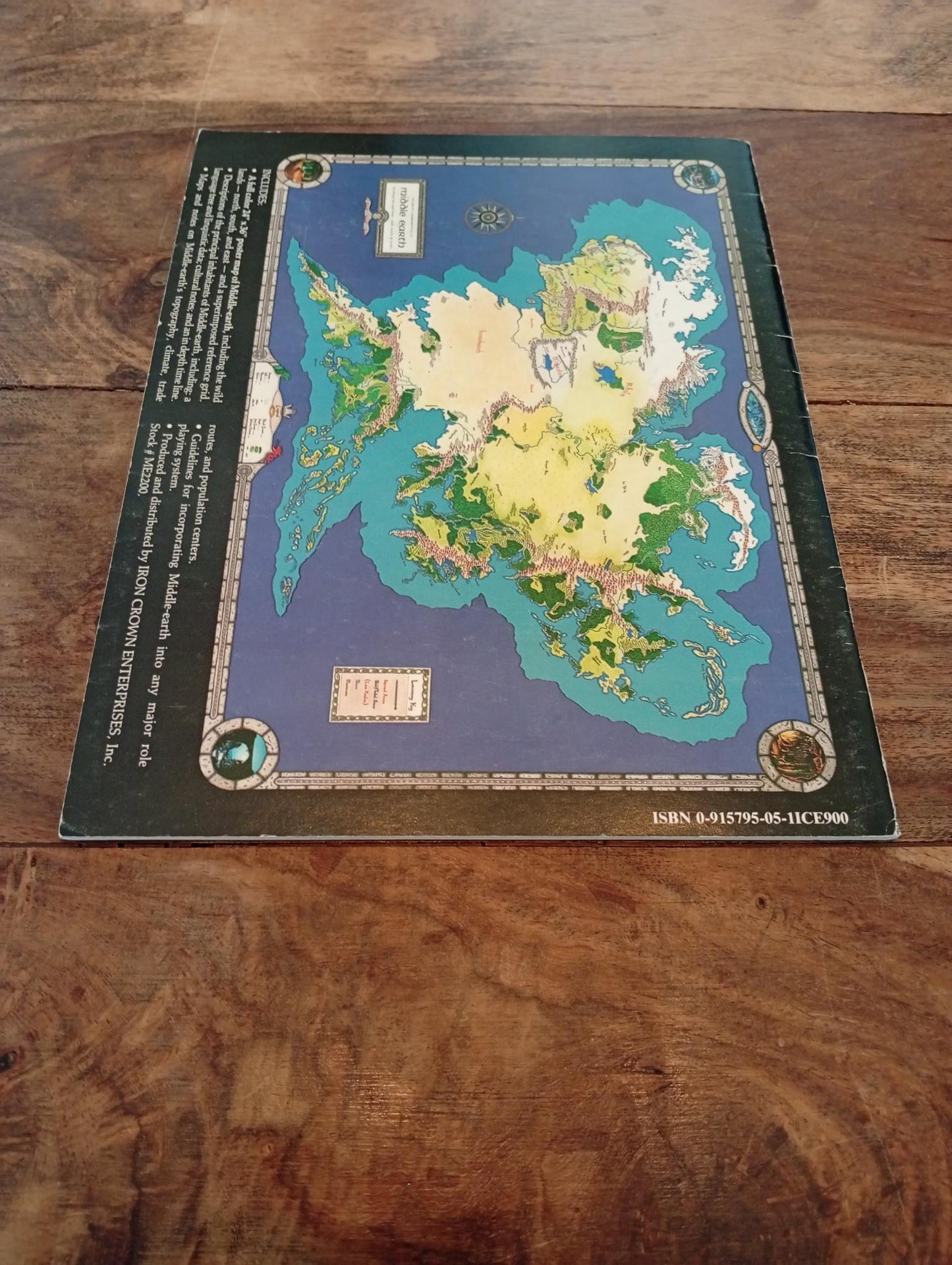 MERP A Campaign and Adventure Guidebook for Middle Earth With Map I.C.E. 1983