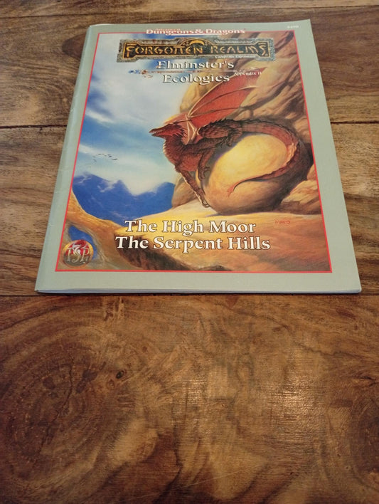 Forgotten Realms Elminster's Ecologies #2 The High Moor and the Serpent Hills TSR 1995