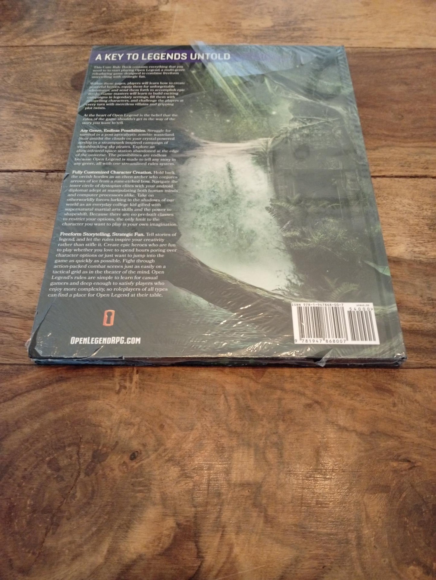 Open Legend Core Rule Book Hardcover Kickstarter Seventh Sphere 2017