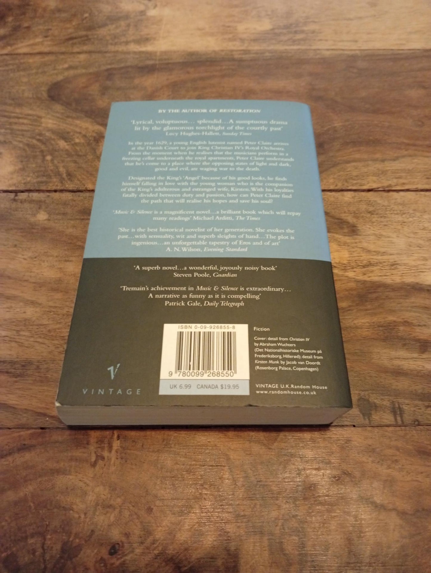 Music & Silence Rose Tremain Vintage Publishing 2000